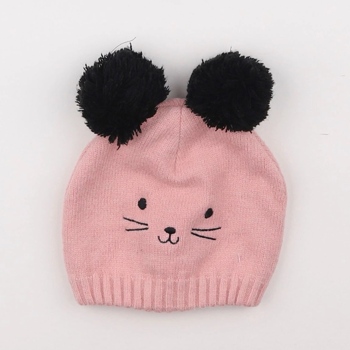 Vertbaudet - bonnet rose - 12/18 mois