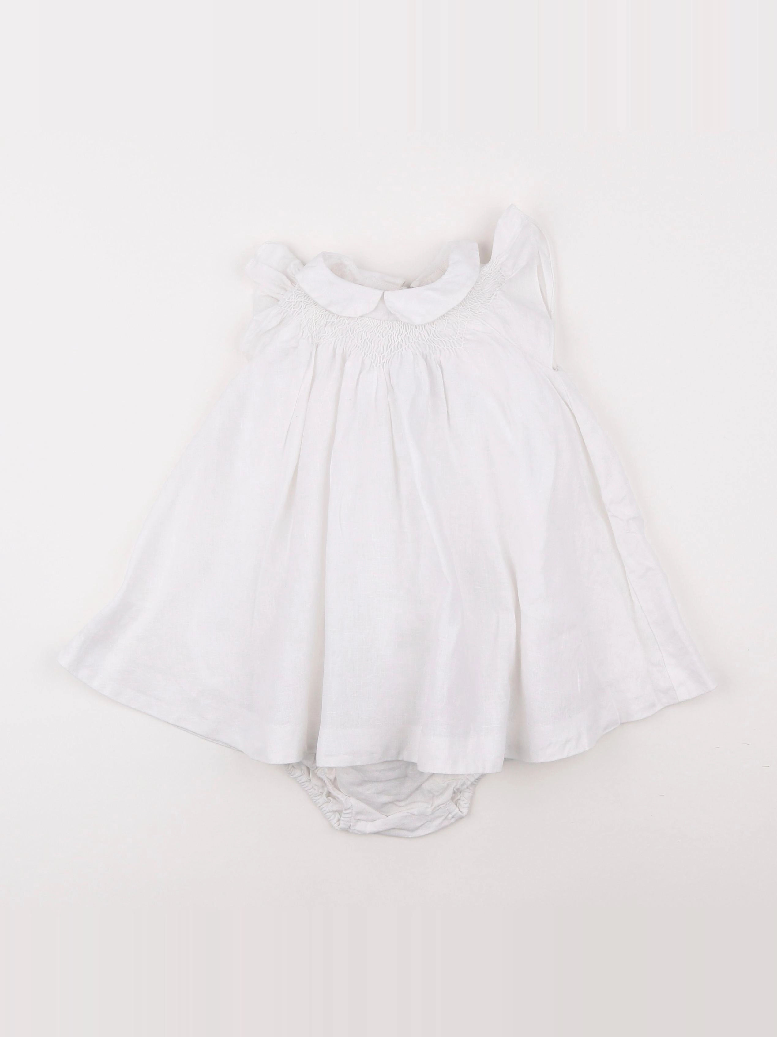 Jacadi - robe blanc - 18 mois