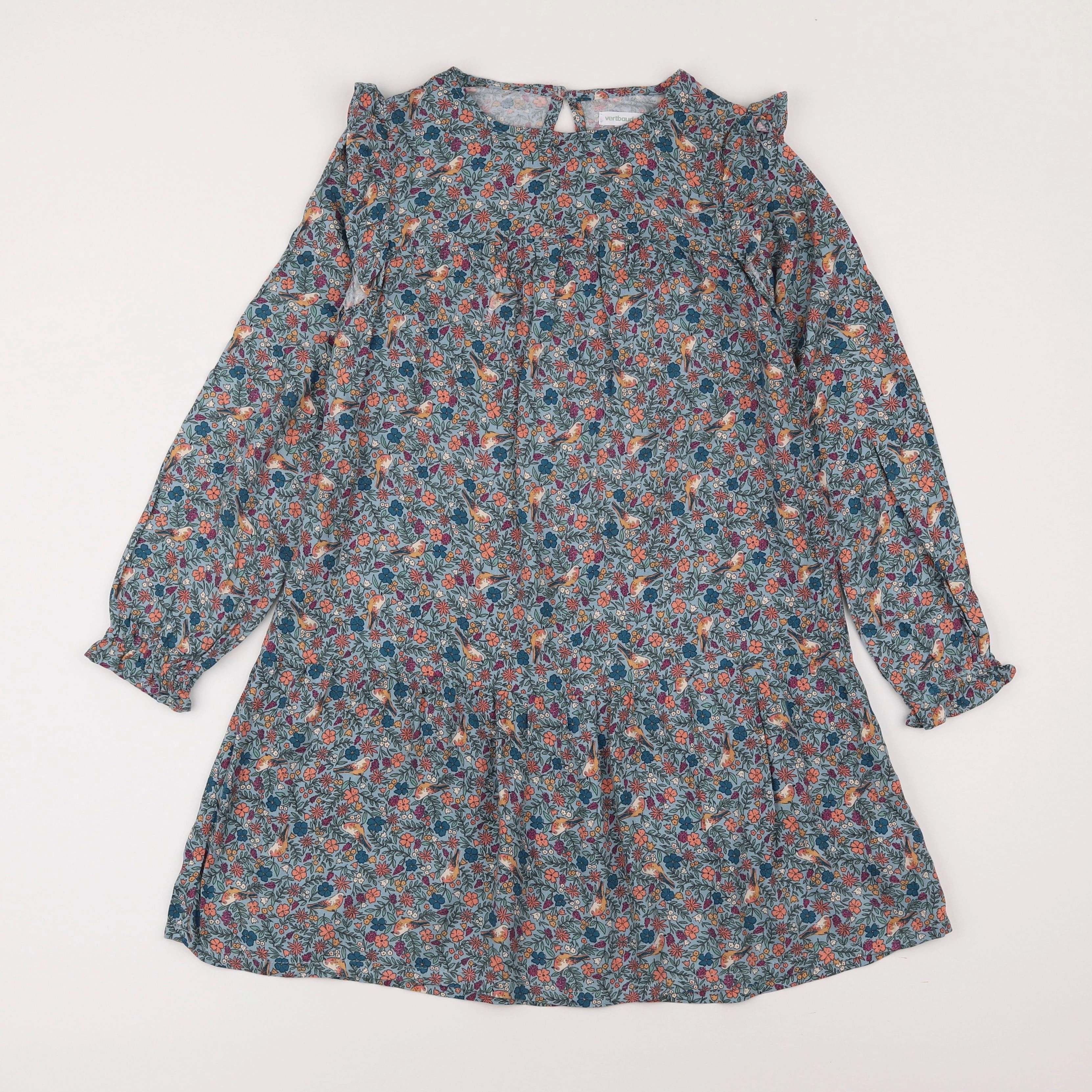 Vertbaudet - robe multicolore - 8 ans