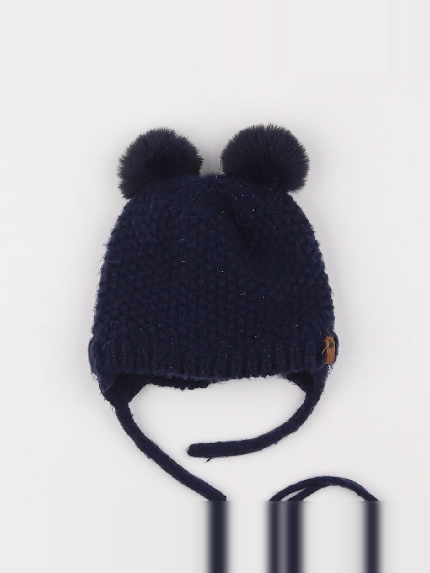 Tape à l'oeil - ensemble bonnet/moufles bleu - 18 mois à 3 ans