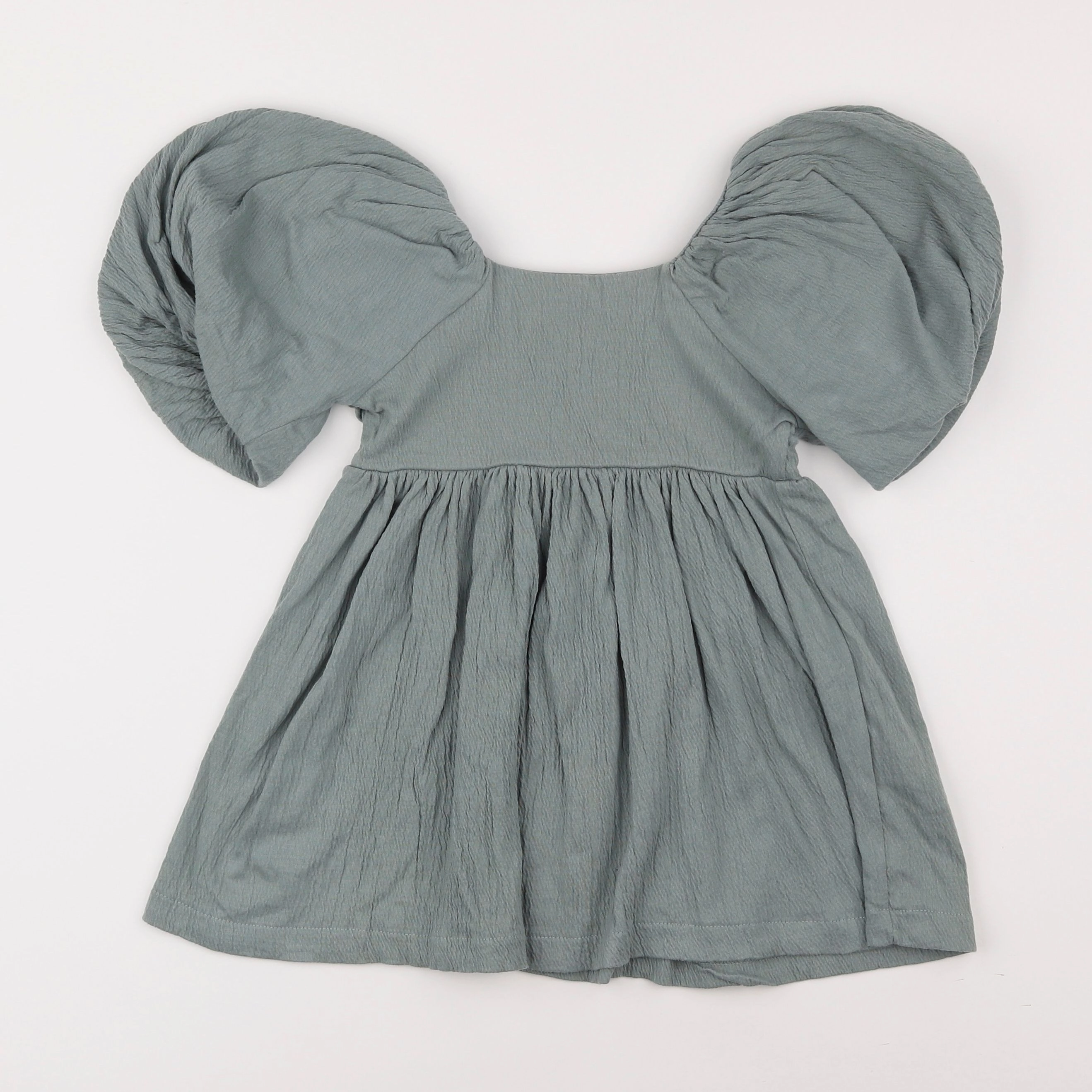 Vertbaudet - robe vert - 6 ans