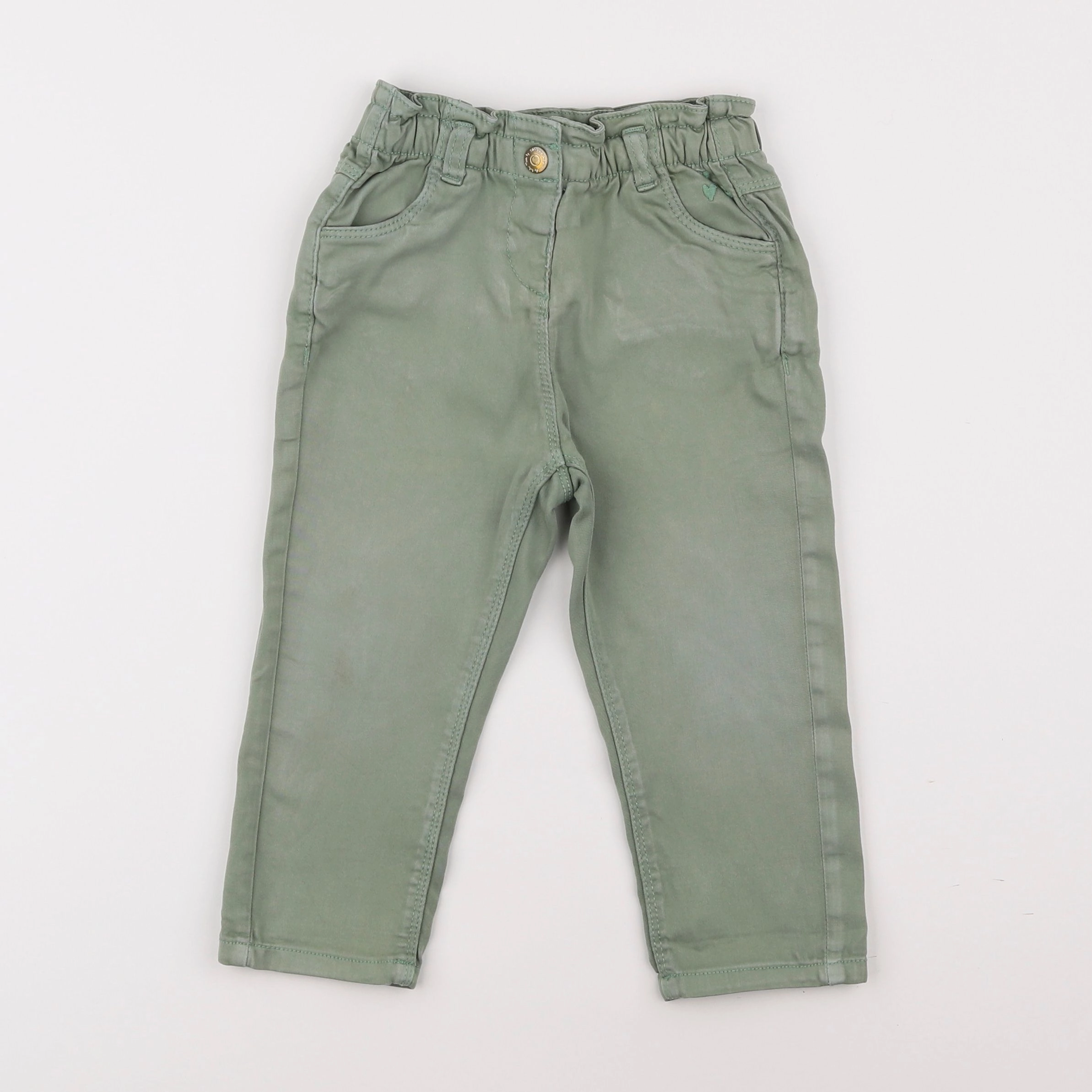 Tape à l'oeil - pantalon vert - 2 ans