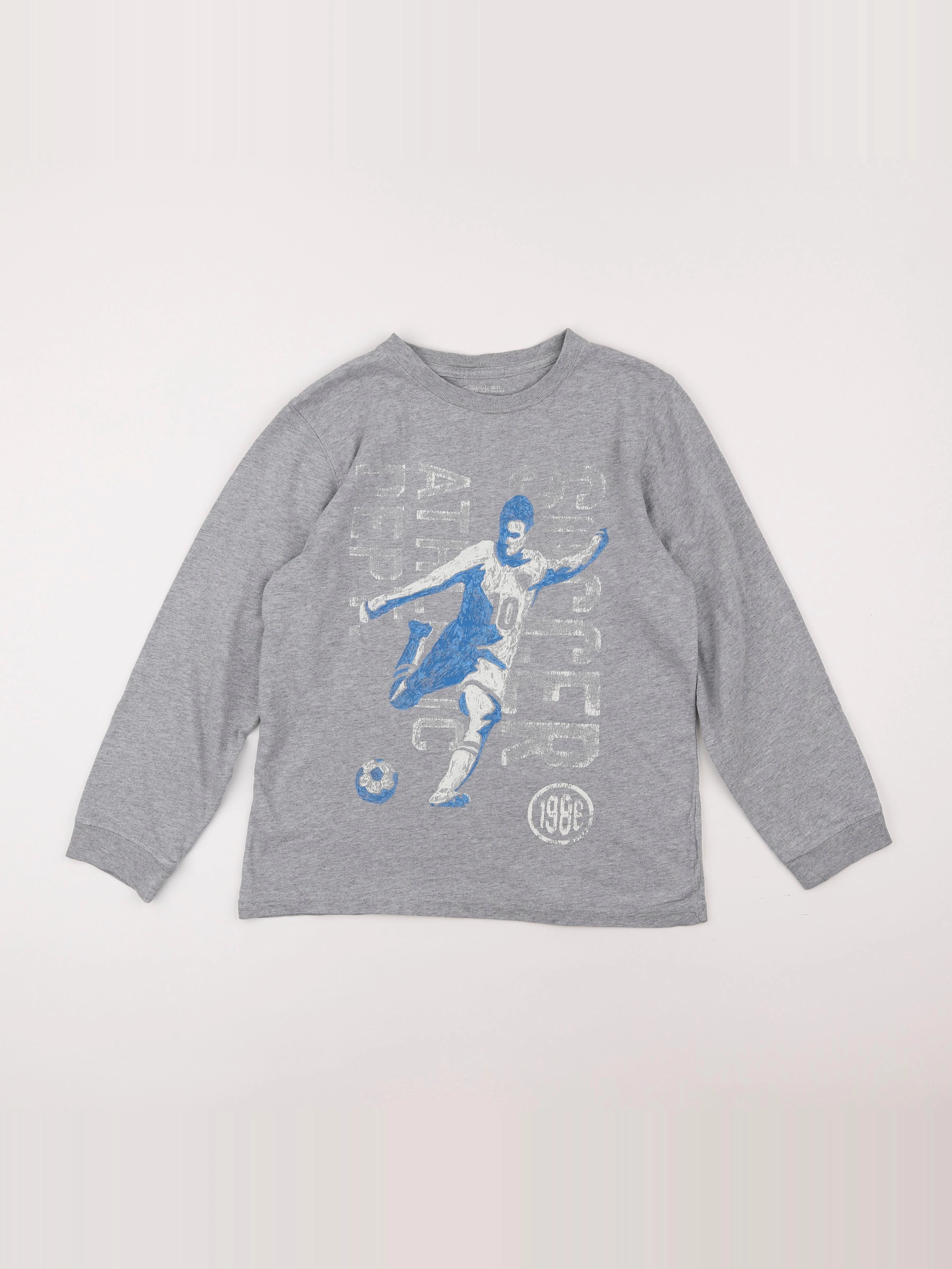 GAP - tee-shirt gris - 10/11 ans