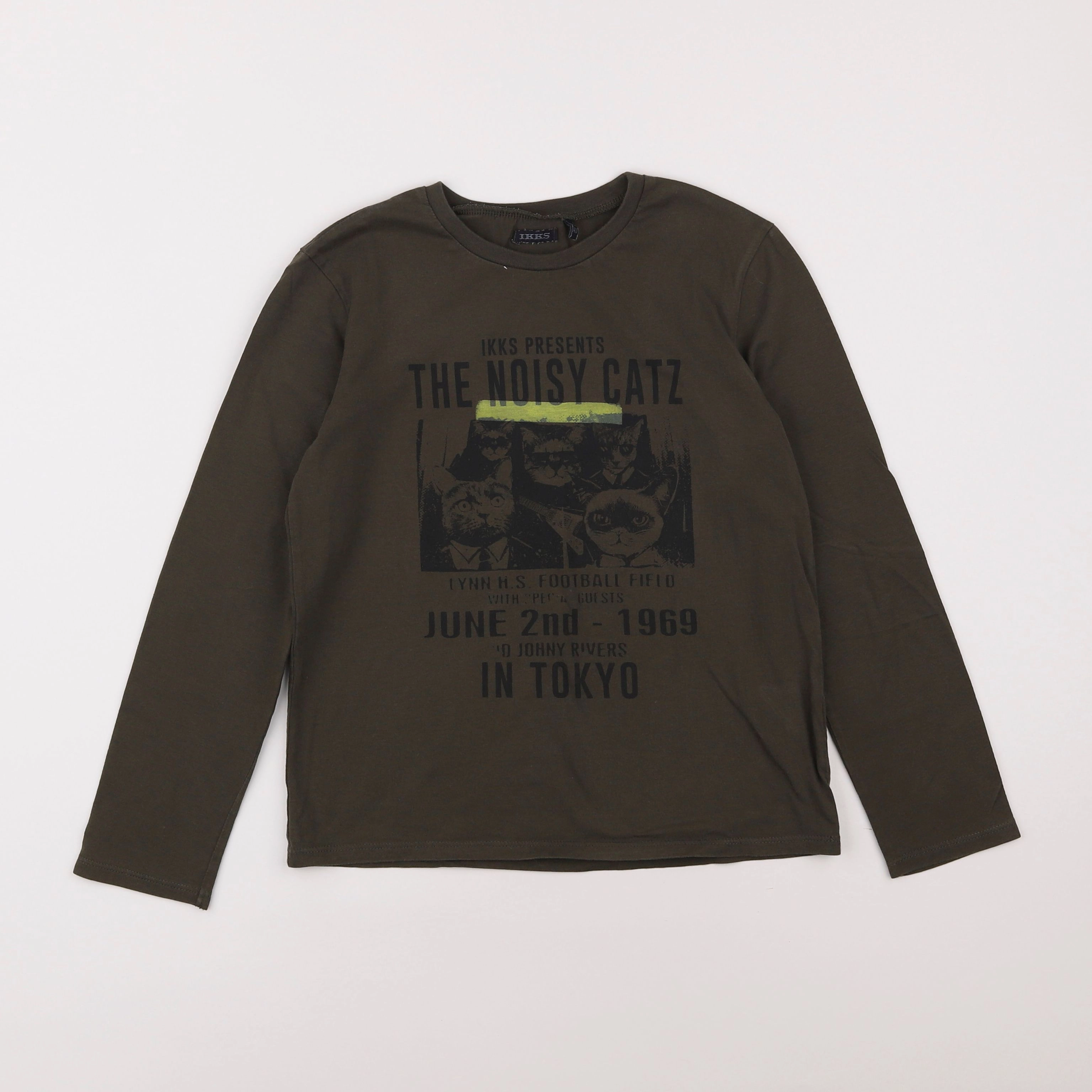 IKKS - tee-shirt marron - 10 ans
