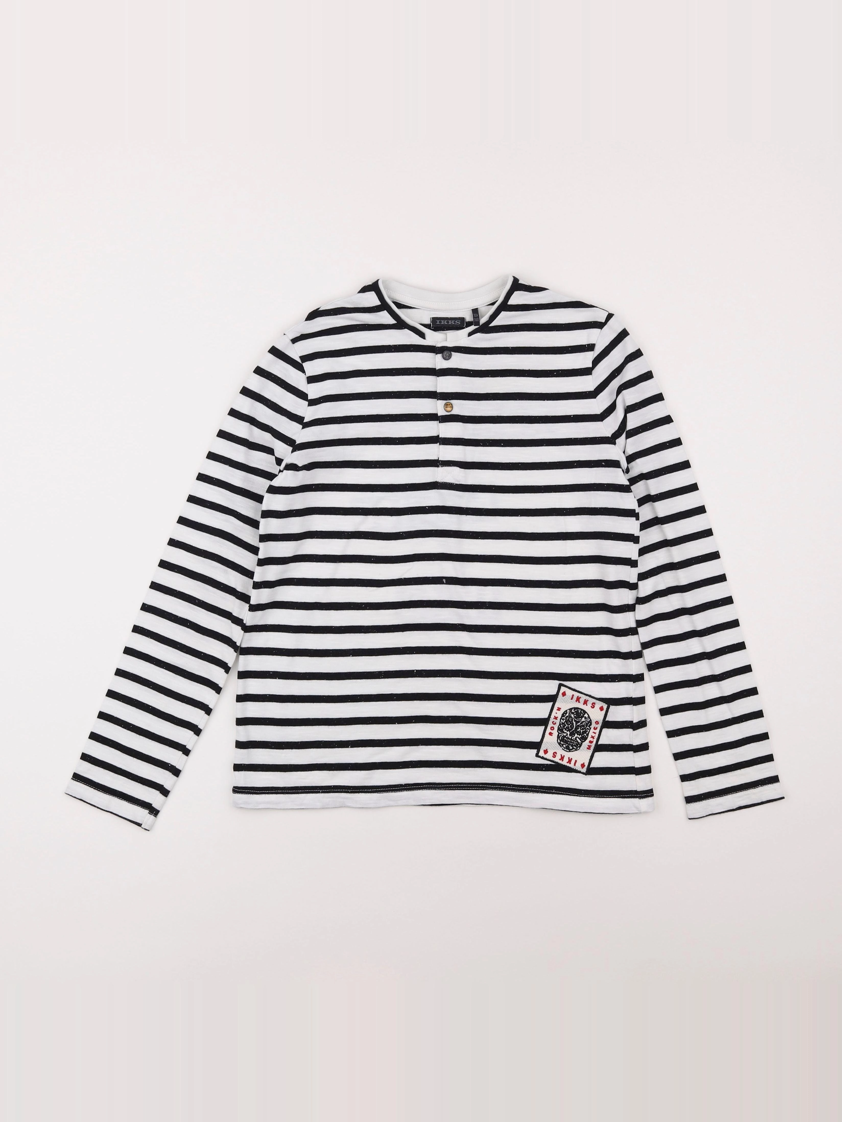IKKS - tee-shirt blanc - 10 ans