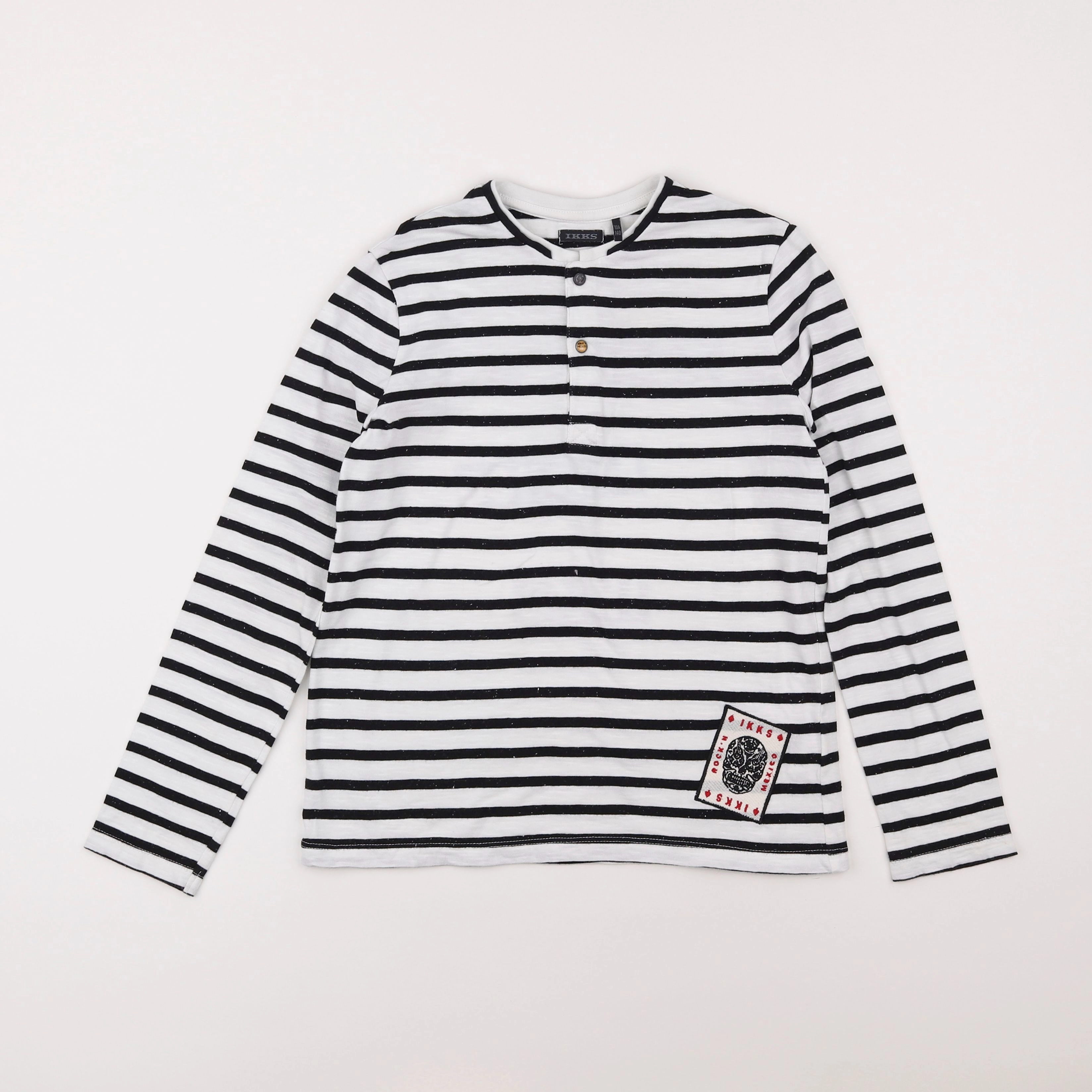 IKKS - tee-shirt blanc - 10 ans