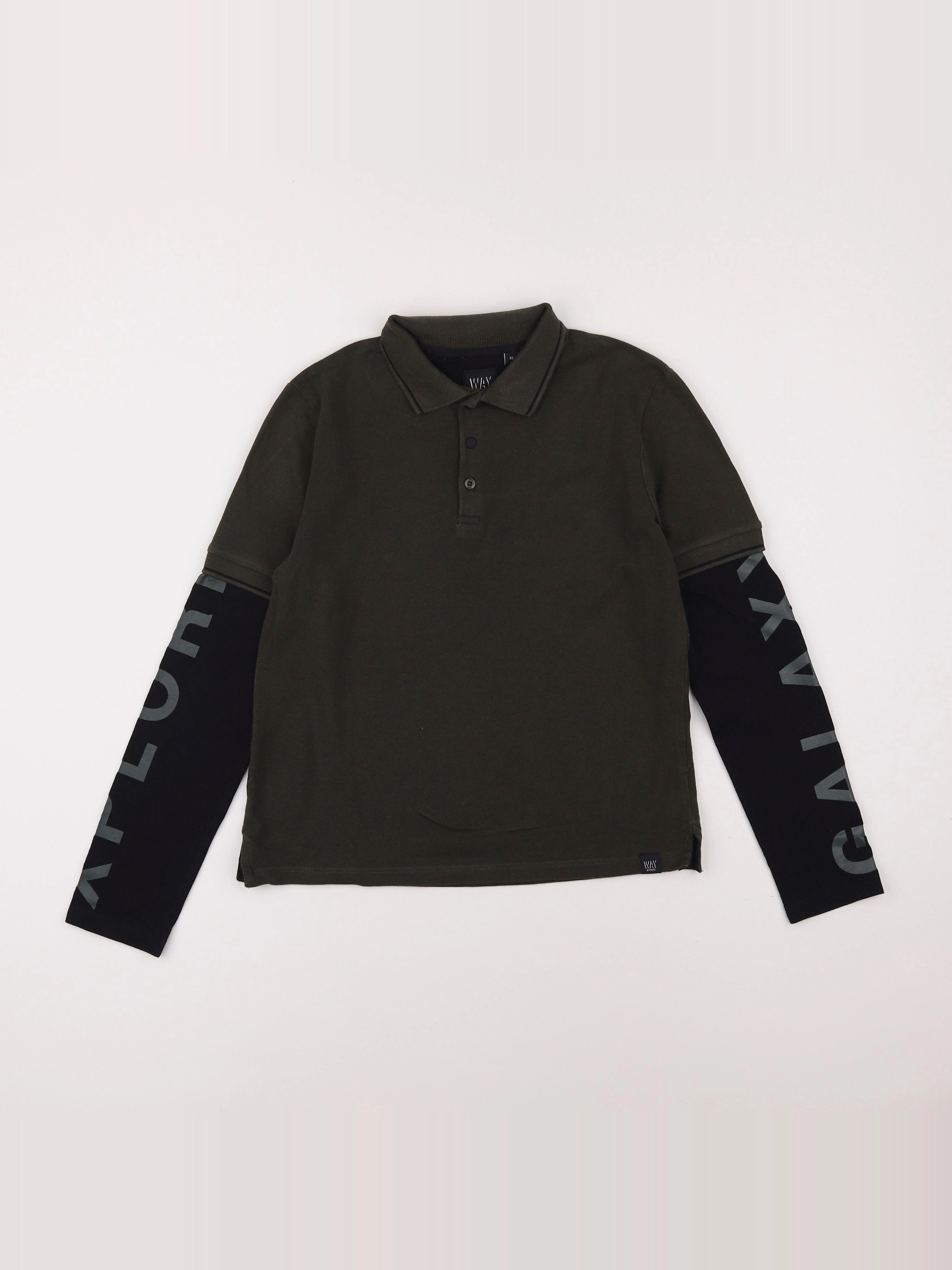 IKKS - polo vert - 12 ans