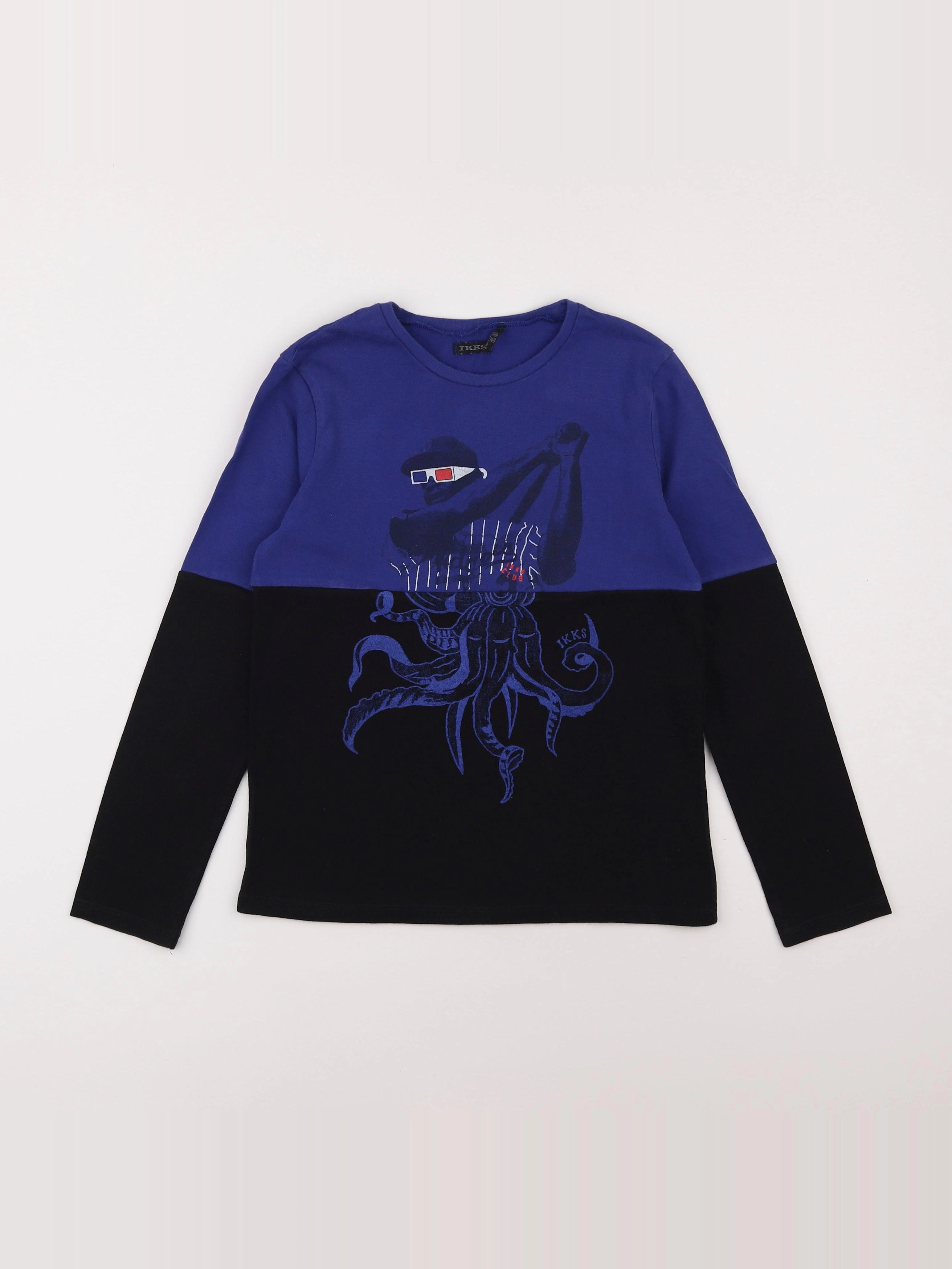 IKKS - tee-shirt bleu - 10 ans