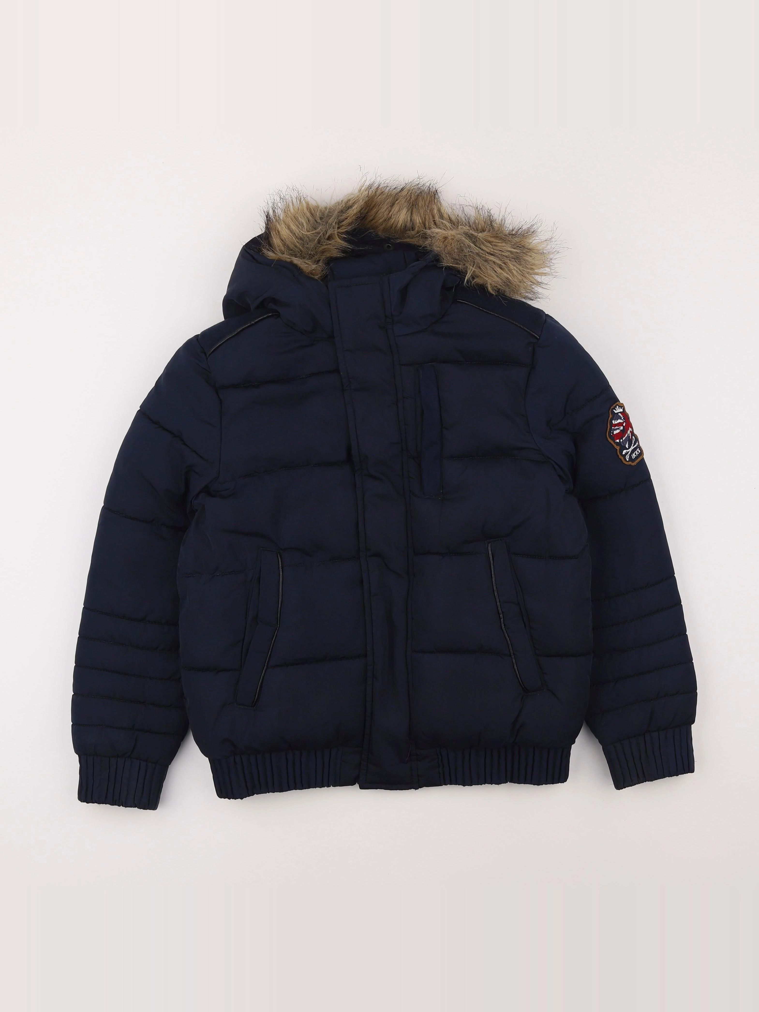 IKKS - doudoune bleu - 10 ans