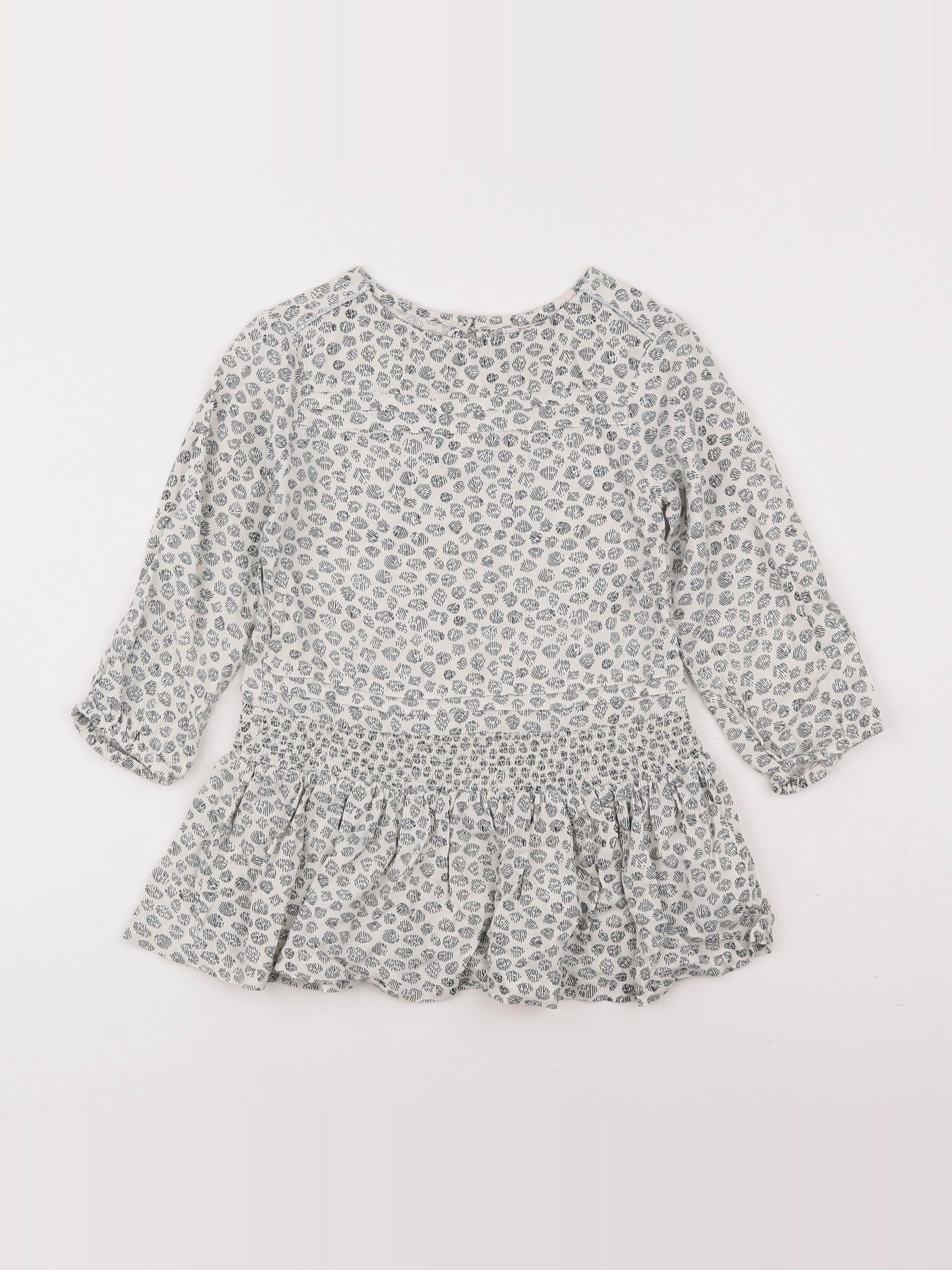 Tape à l'oeil - robe blanc - 2 ans