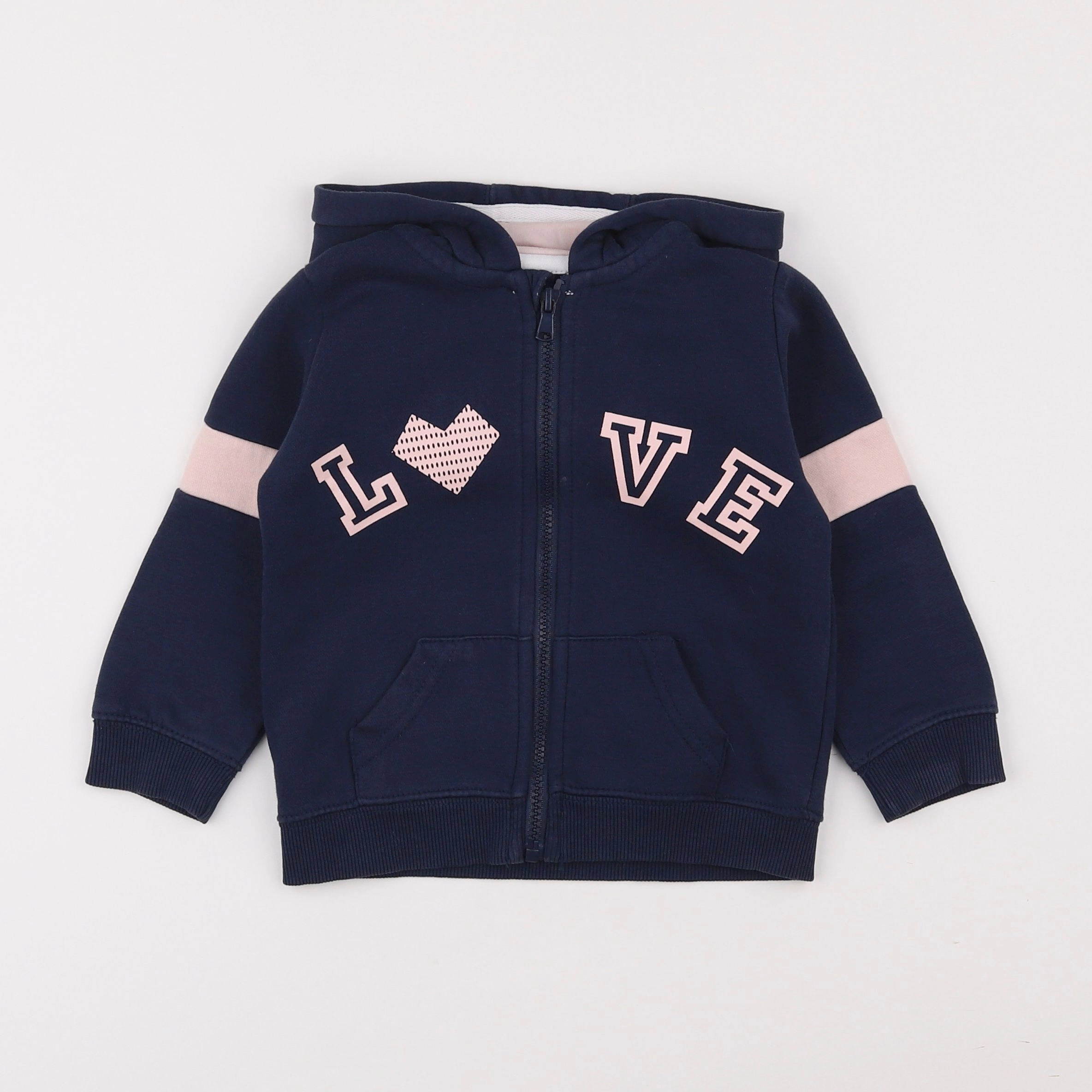 Vertbaudet - sweat bleu - 3 ans