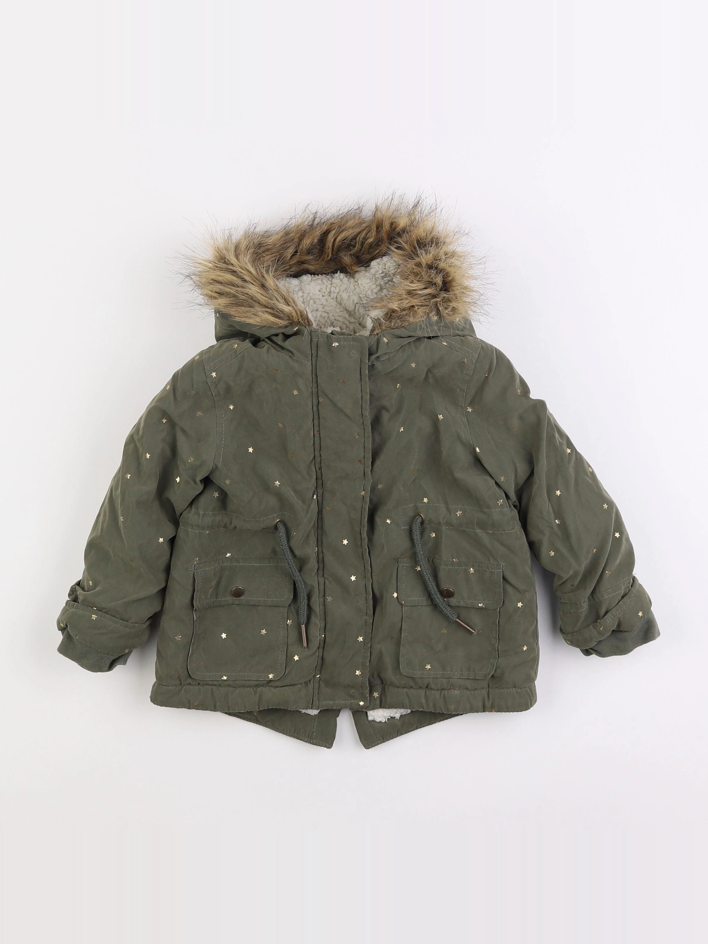 La Redoute - parka vert - 2 ans