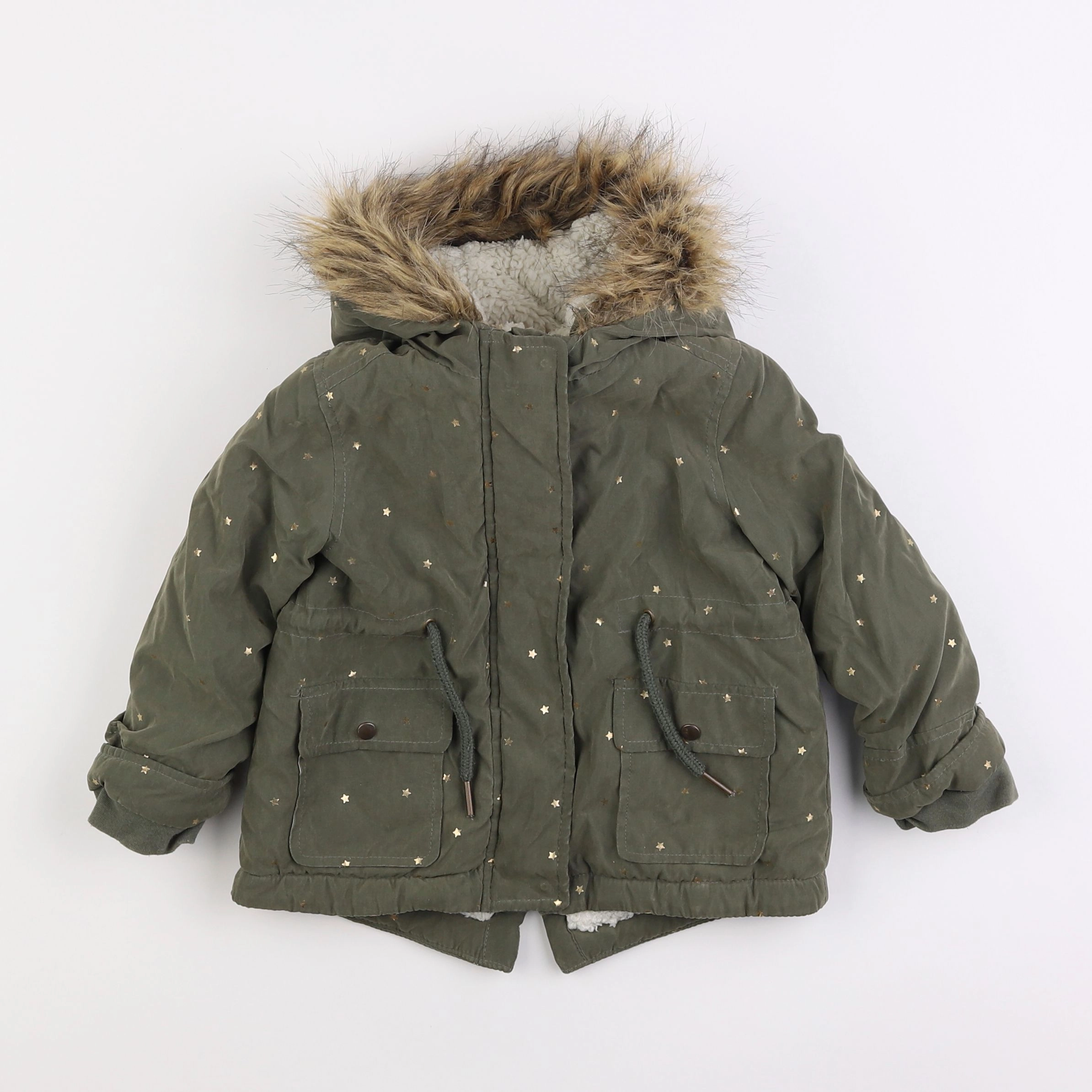 La Redoute - parka vert - 2 ans