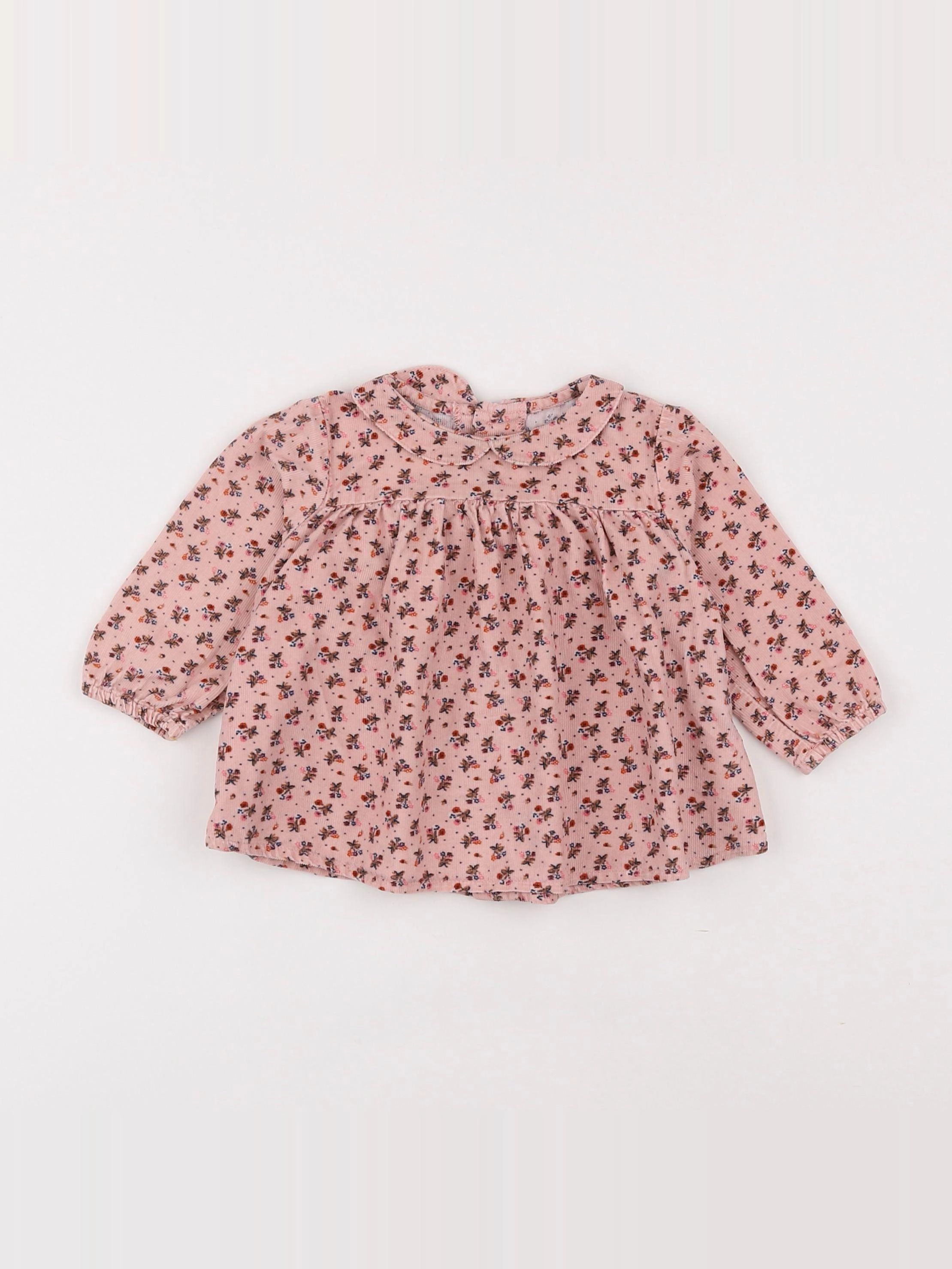 Boutchou - blouse rose - 9 mois
