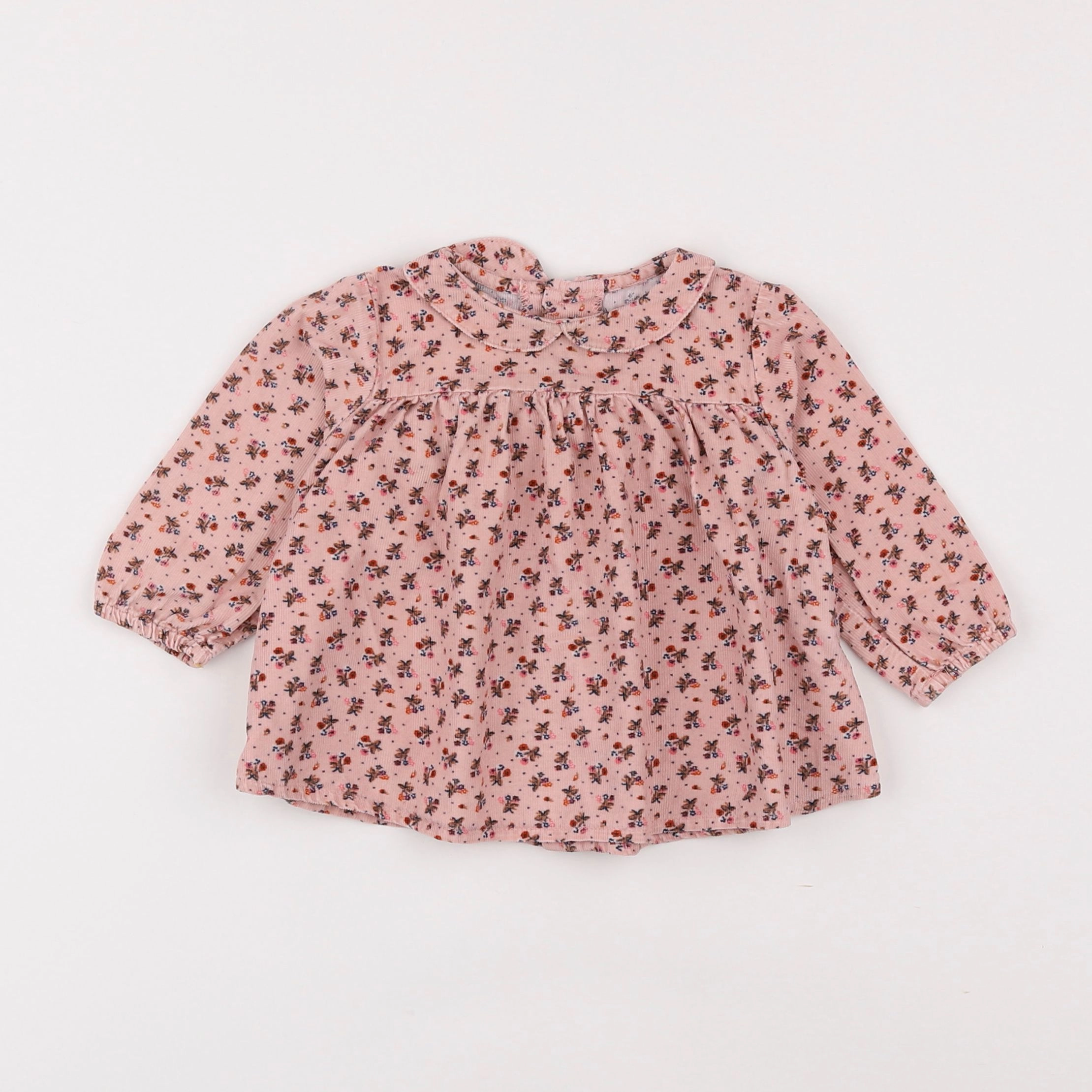 Boutchou - blouse rose - 9 mois