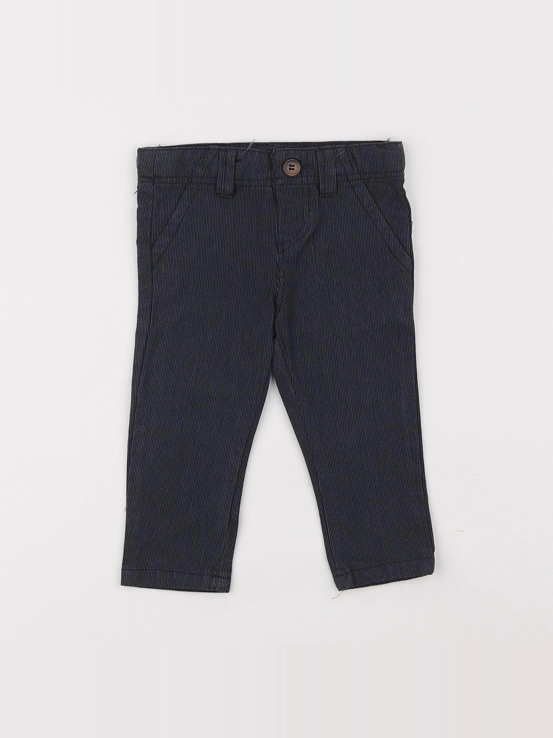 Boutchou - pantalon bleu - 6 mois