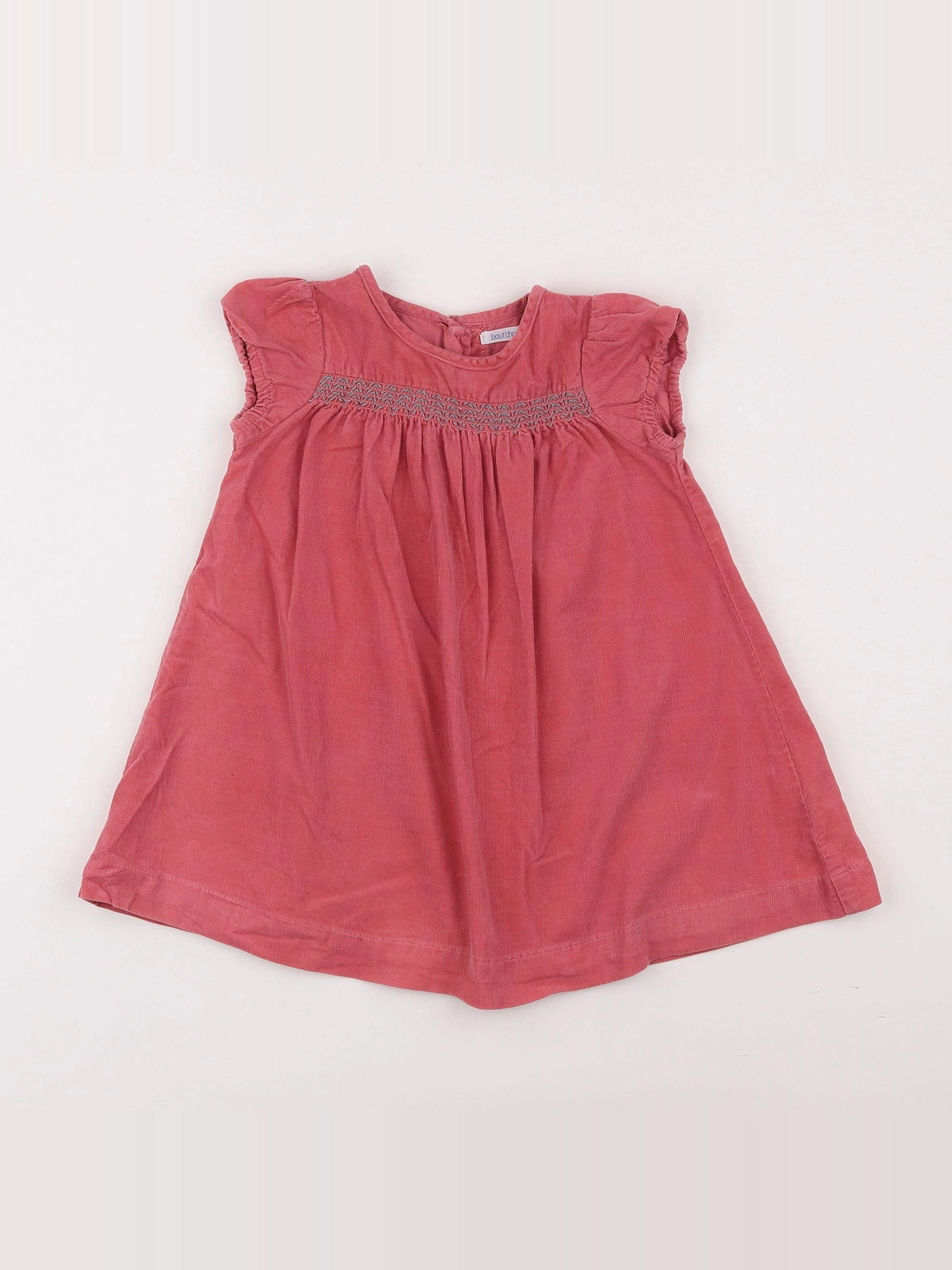 Boutchou - robe rose - 12 mois
