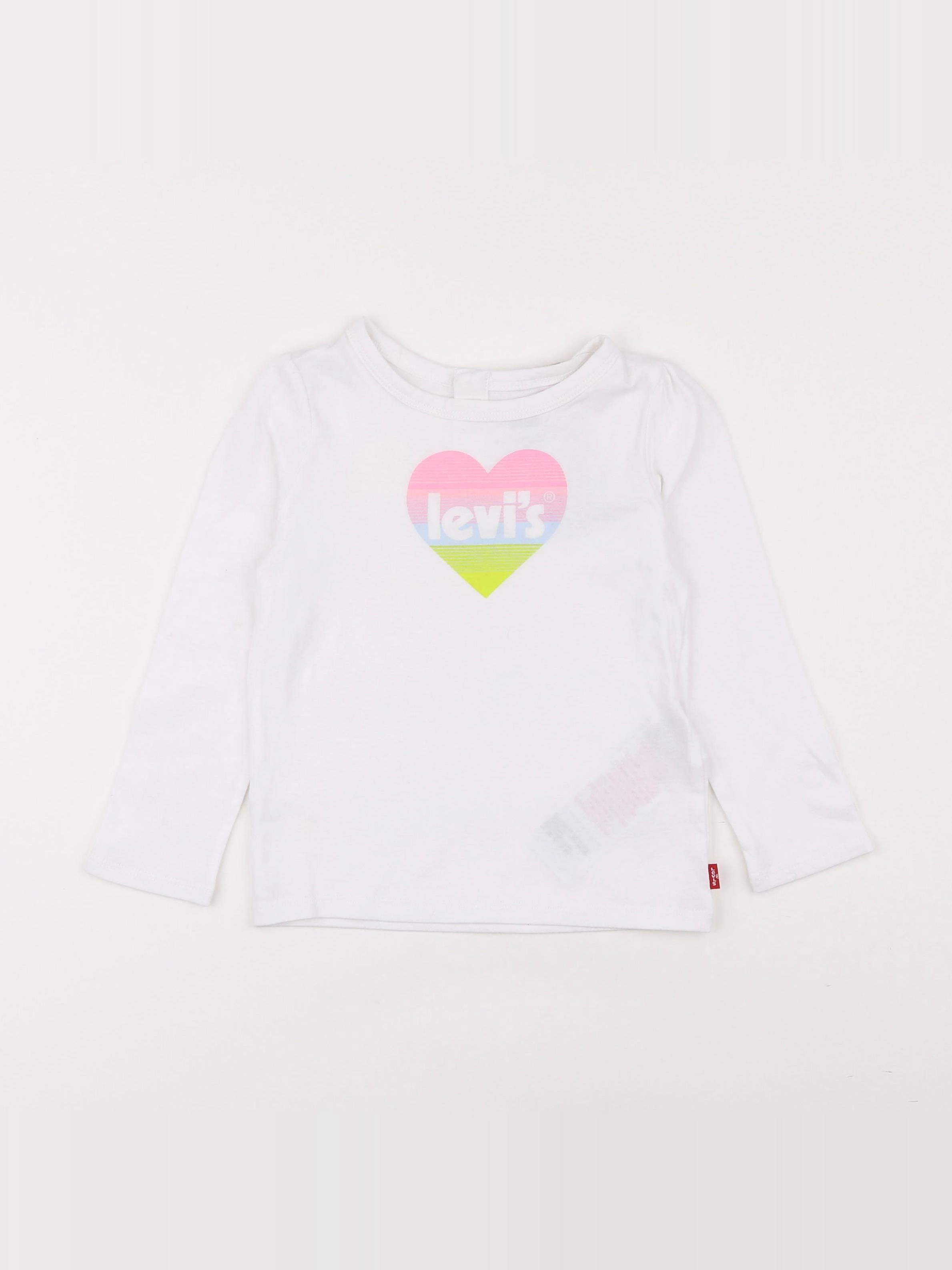 Levi's - tee-shirt blanc - 2 ans