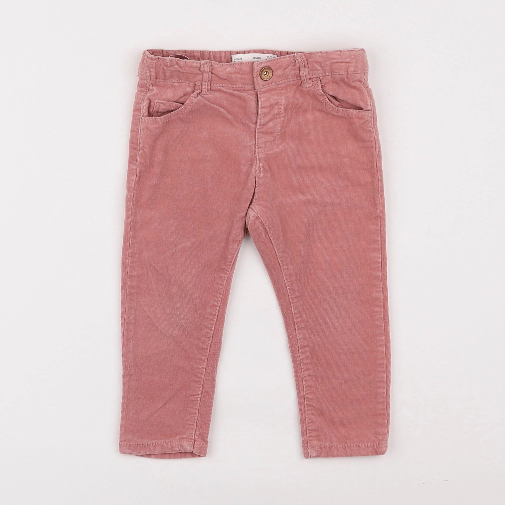 Zara - pantalon rose - 12/18 mois