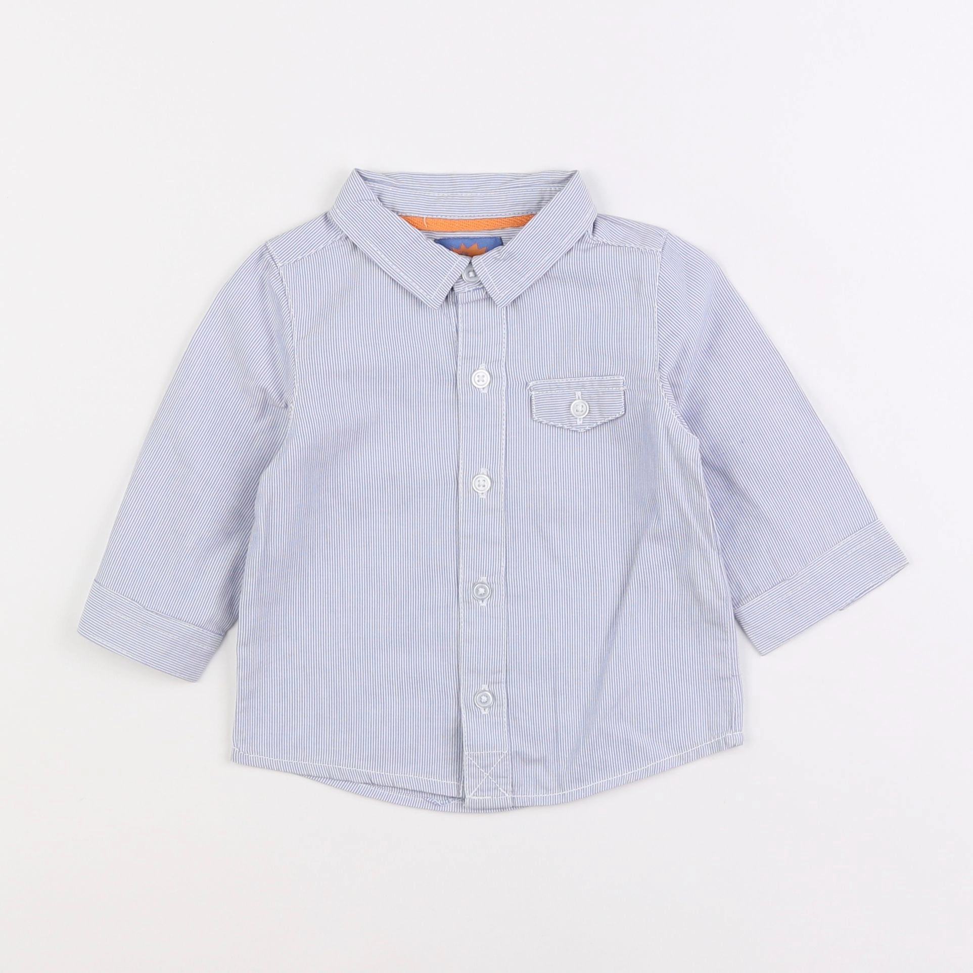 Tape à l'oeil - chemise bleu - 9 mois