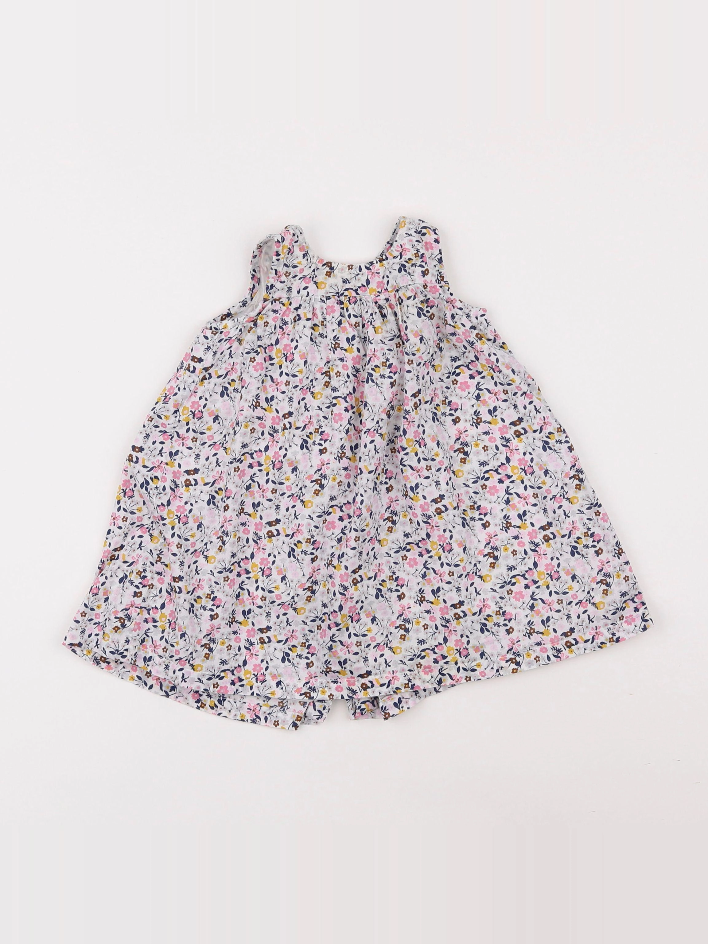Boutchou - robe multicolore - 6 mois