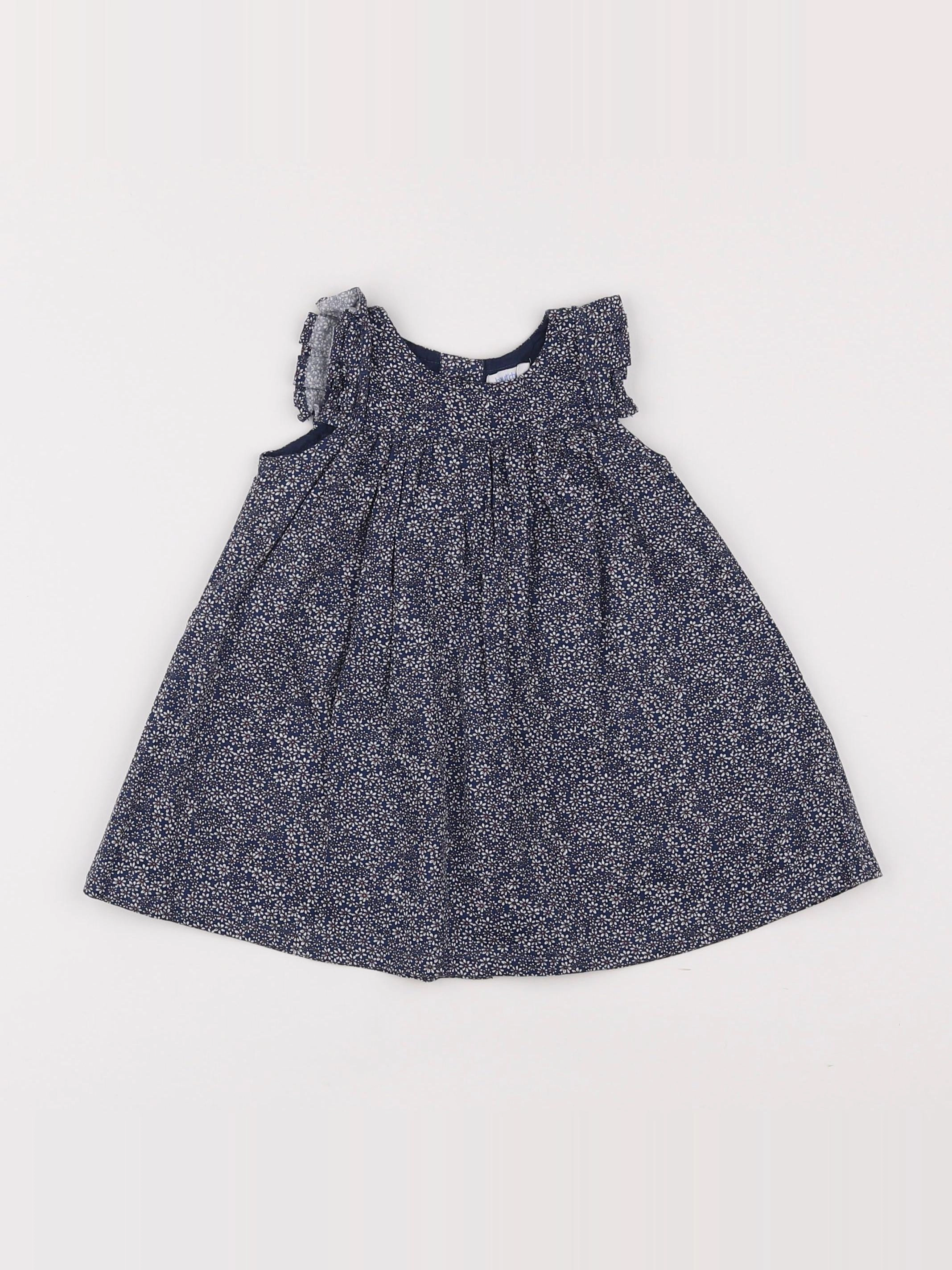 Boutchou - robe bleu - 3 mois