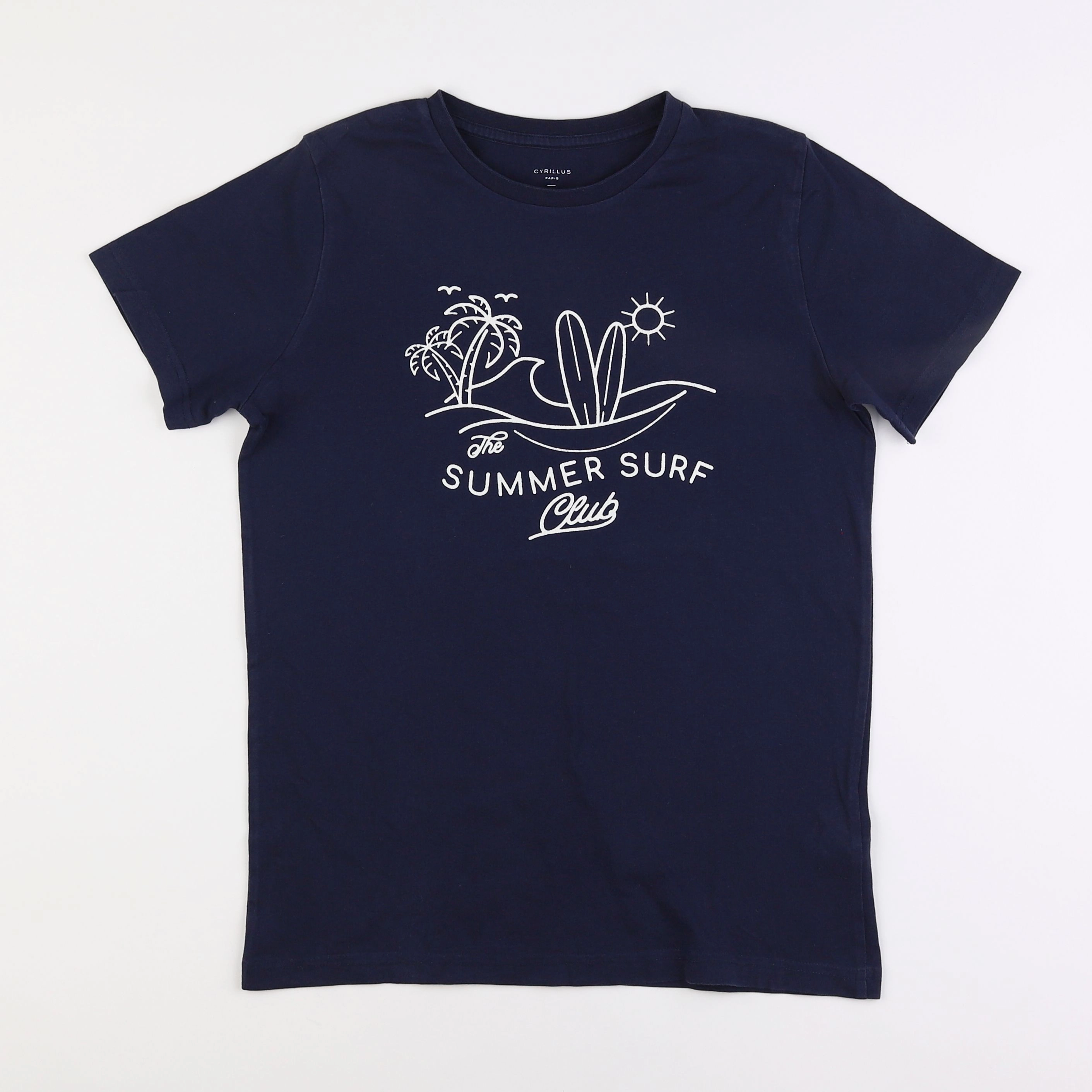 Cyrillus - tee-shirt bleu - 14 ans