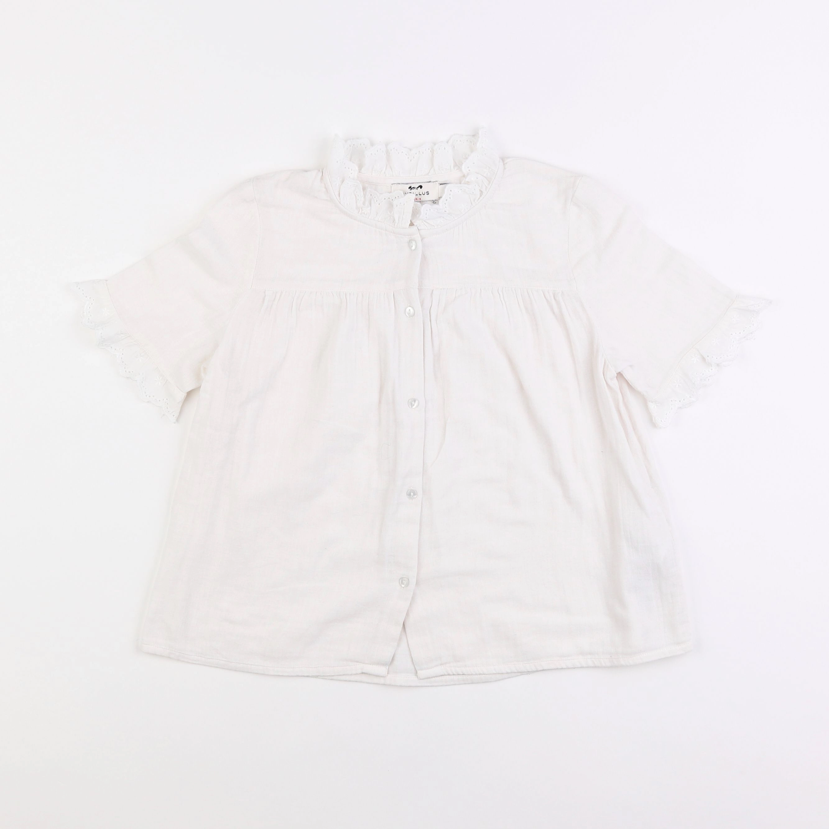 Cyrillus - blouse blanc - 8 ans