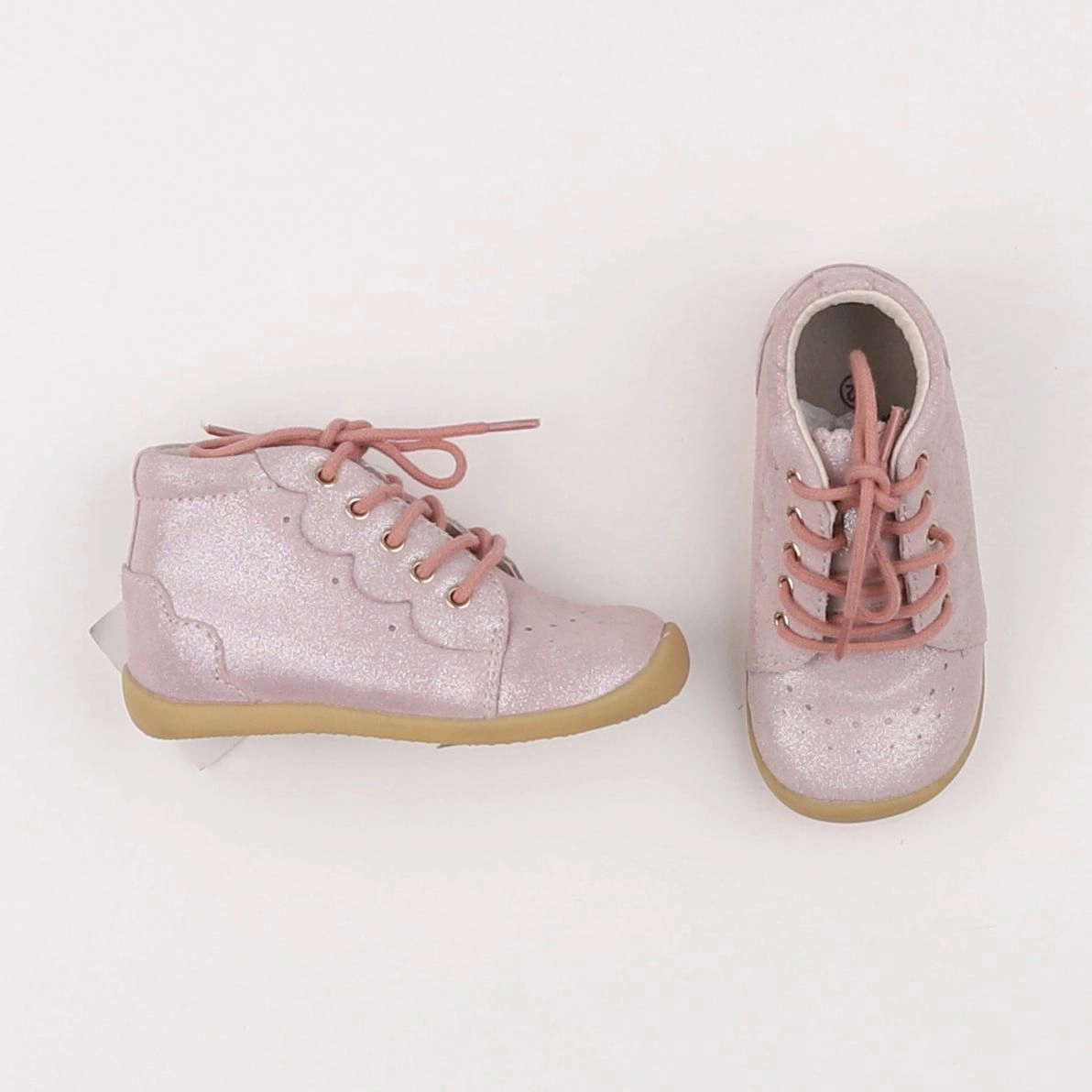 Vertbaudet - bottillons rose - pointure 22