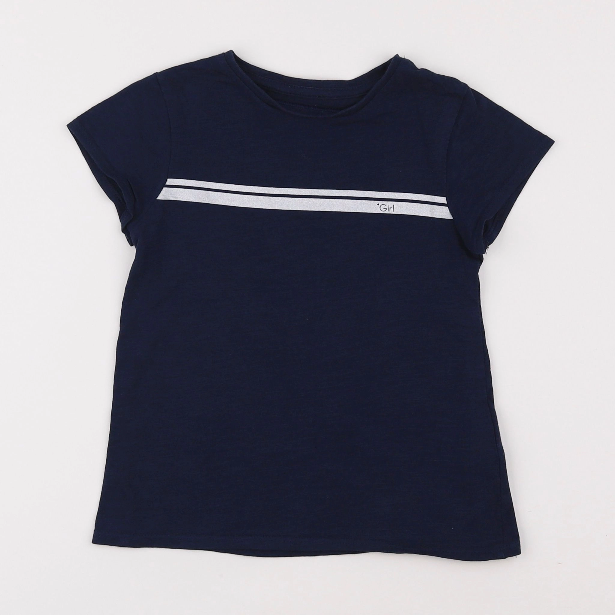 Vertbaudet - tee-shirt bleu - 6 ans