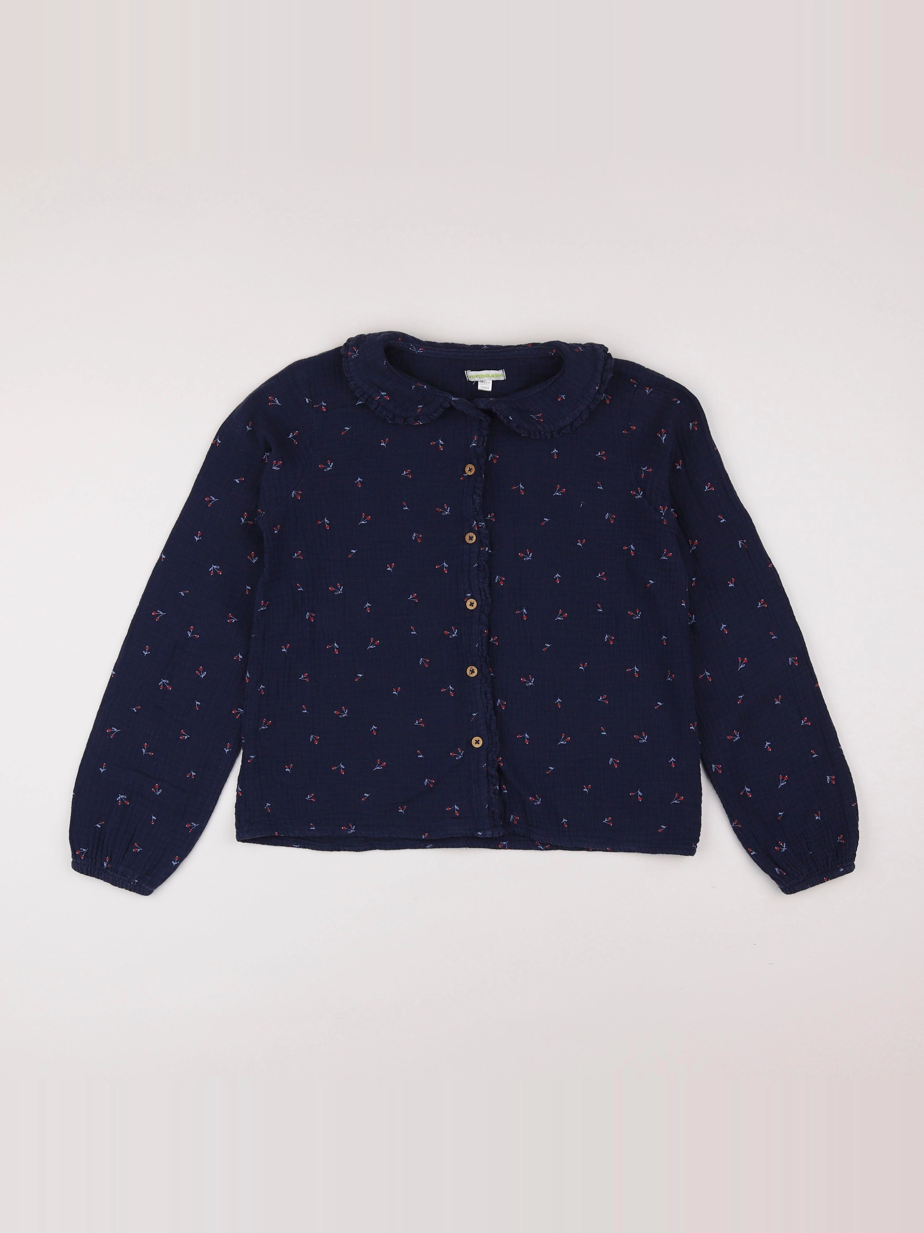 Vertbaudet - blouse bleu - 12 ans
