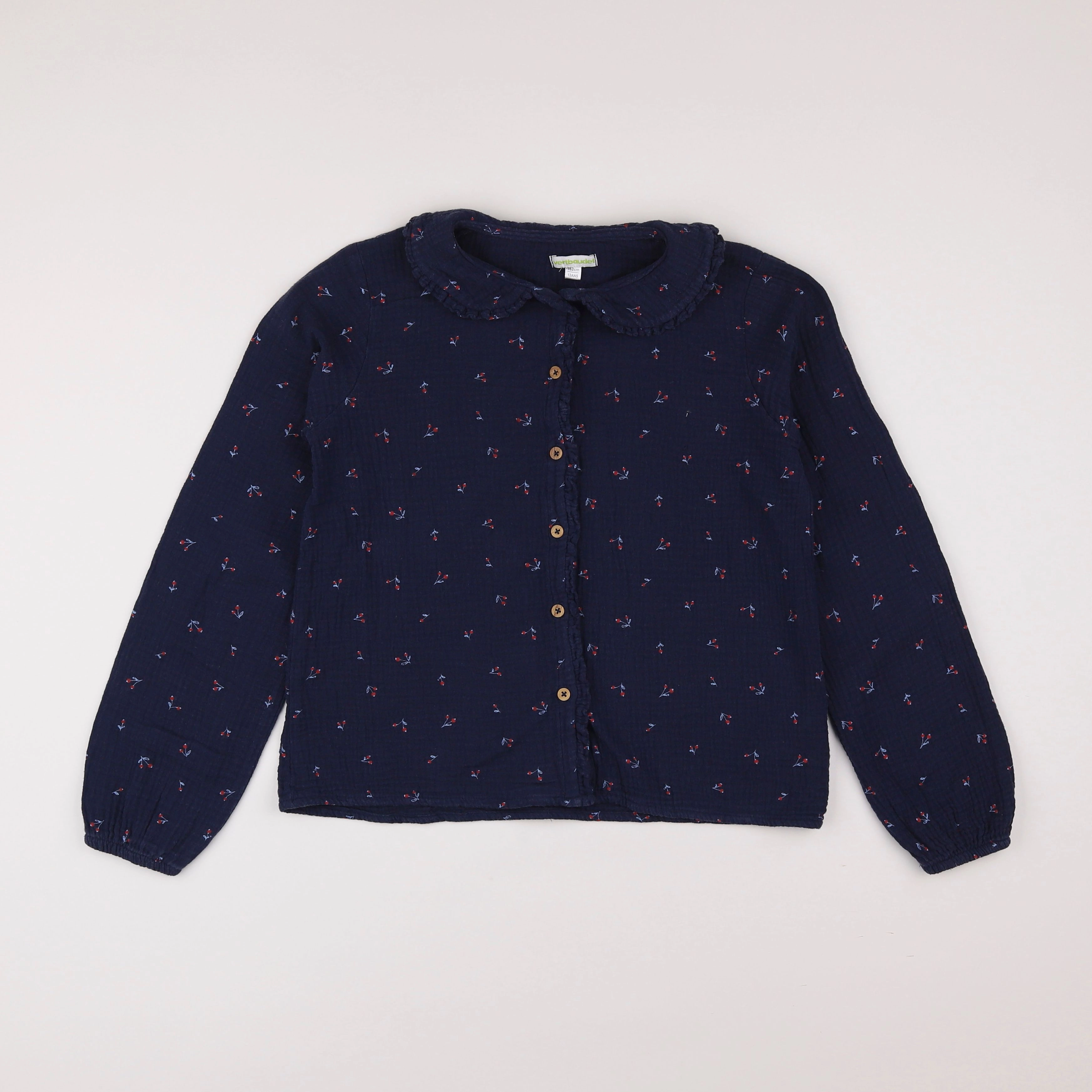 Vertbaudet - blouse bleu - 12 ans