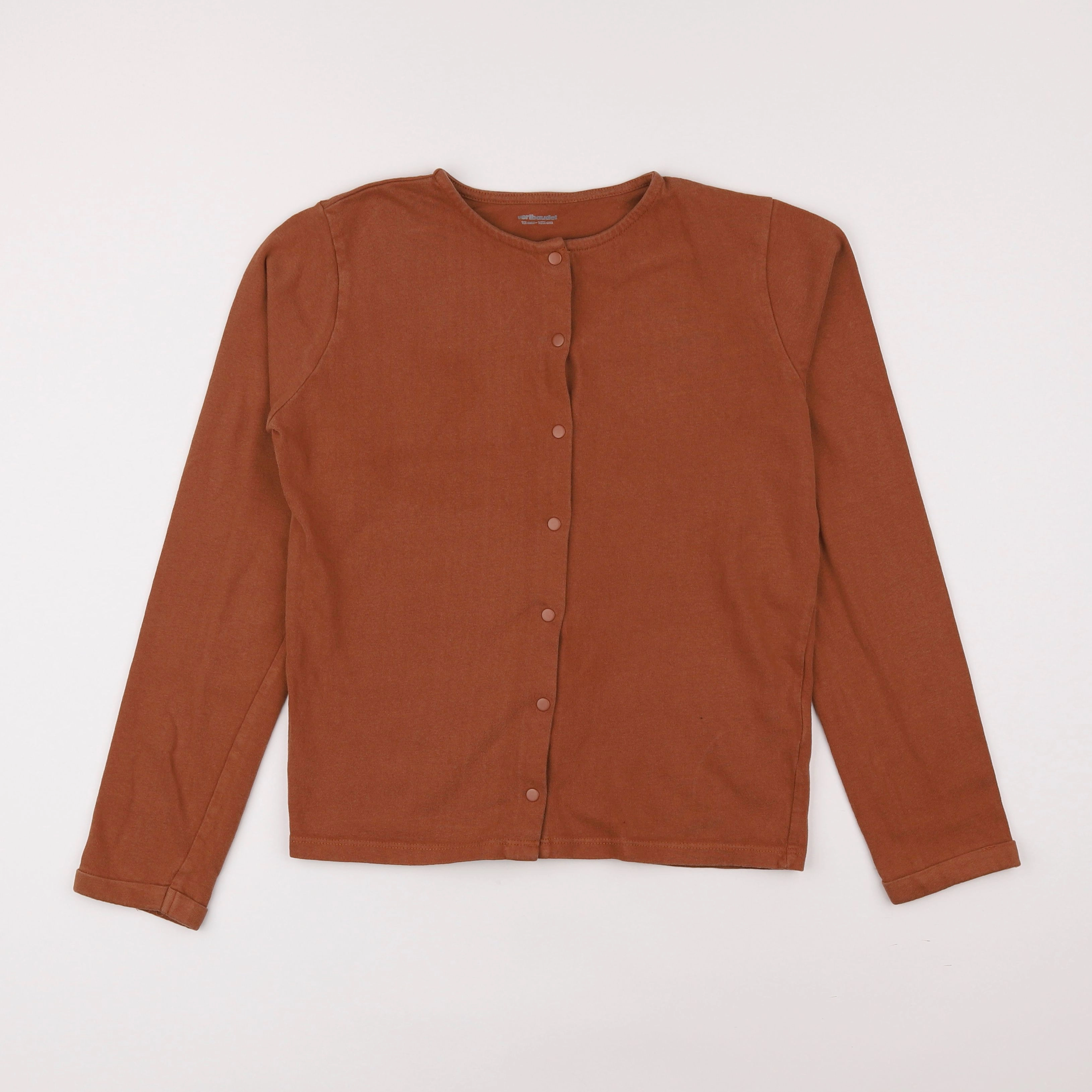 Vertbaudet - sweat marron - 12 ans
