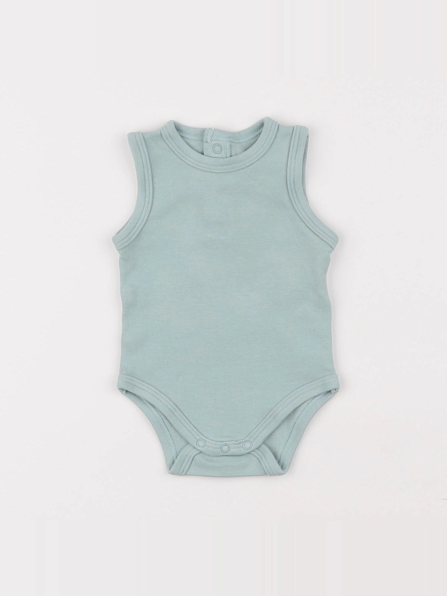 Vertbaudet - body bleu - 3 mois