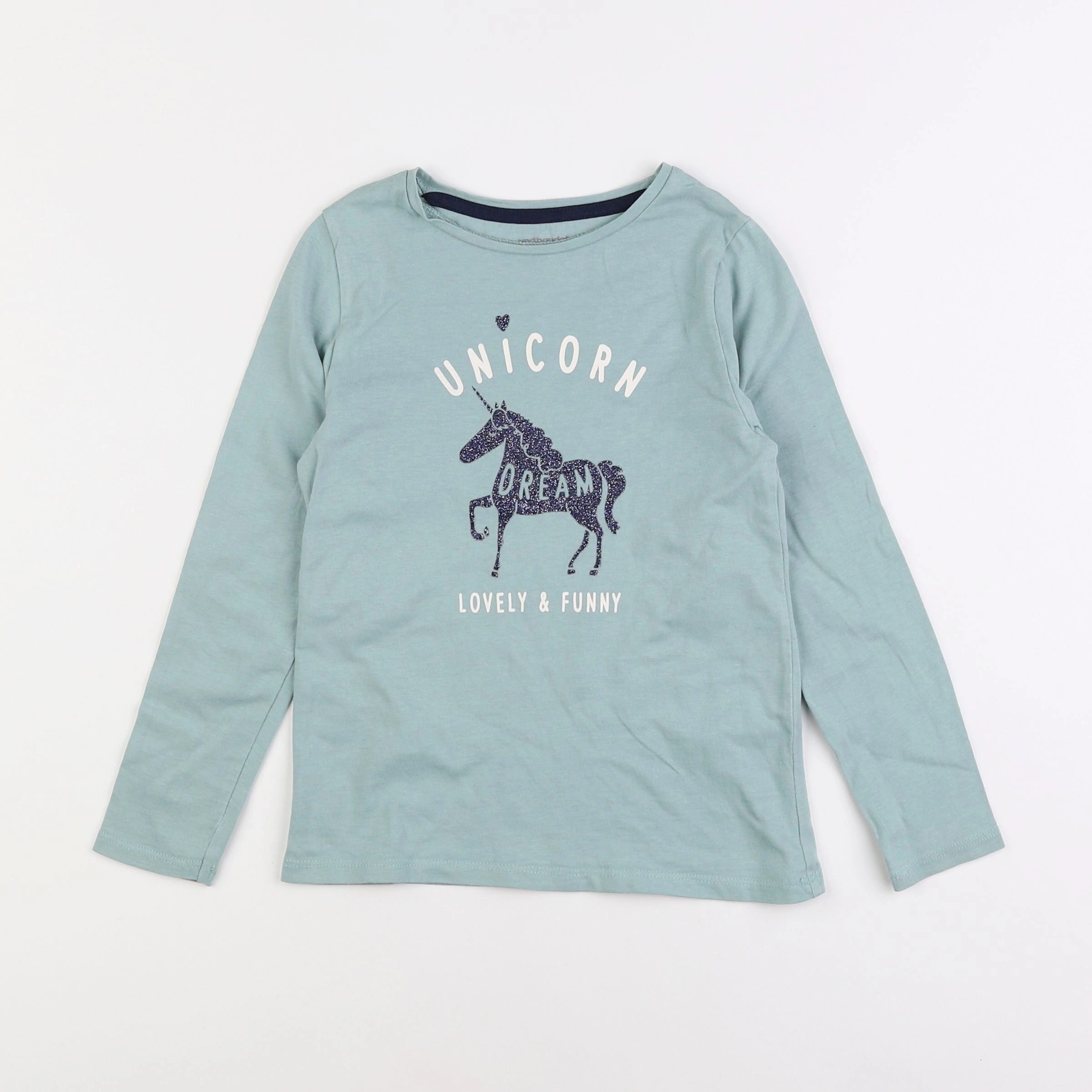 Vertbaudet - tee-shirt vert - 6 ans