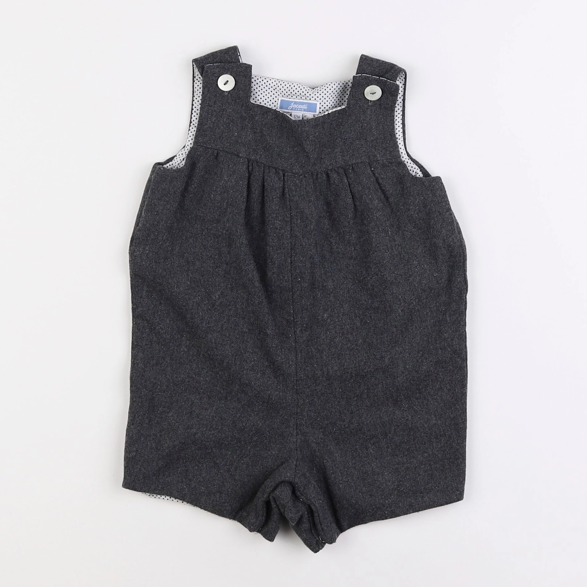 Jacadi - combinaison gris - 12 mois