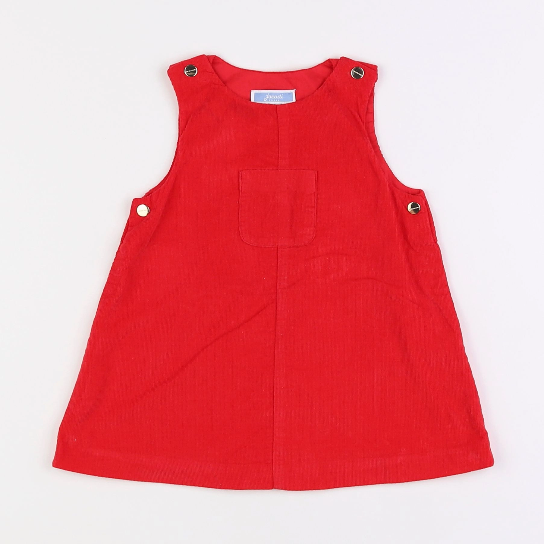 Jacadi - robe rouge - 12 mois