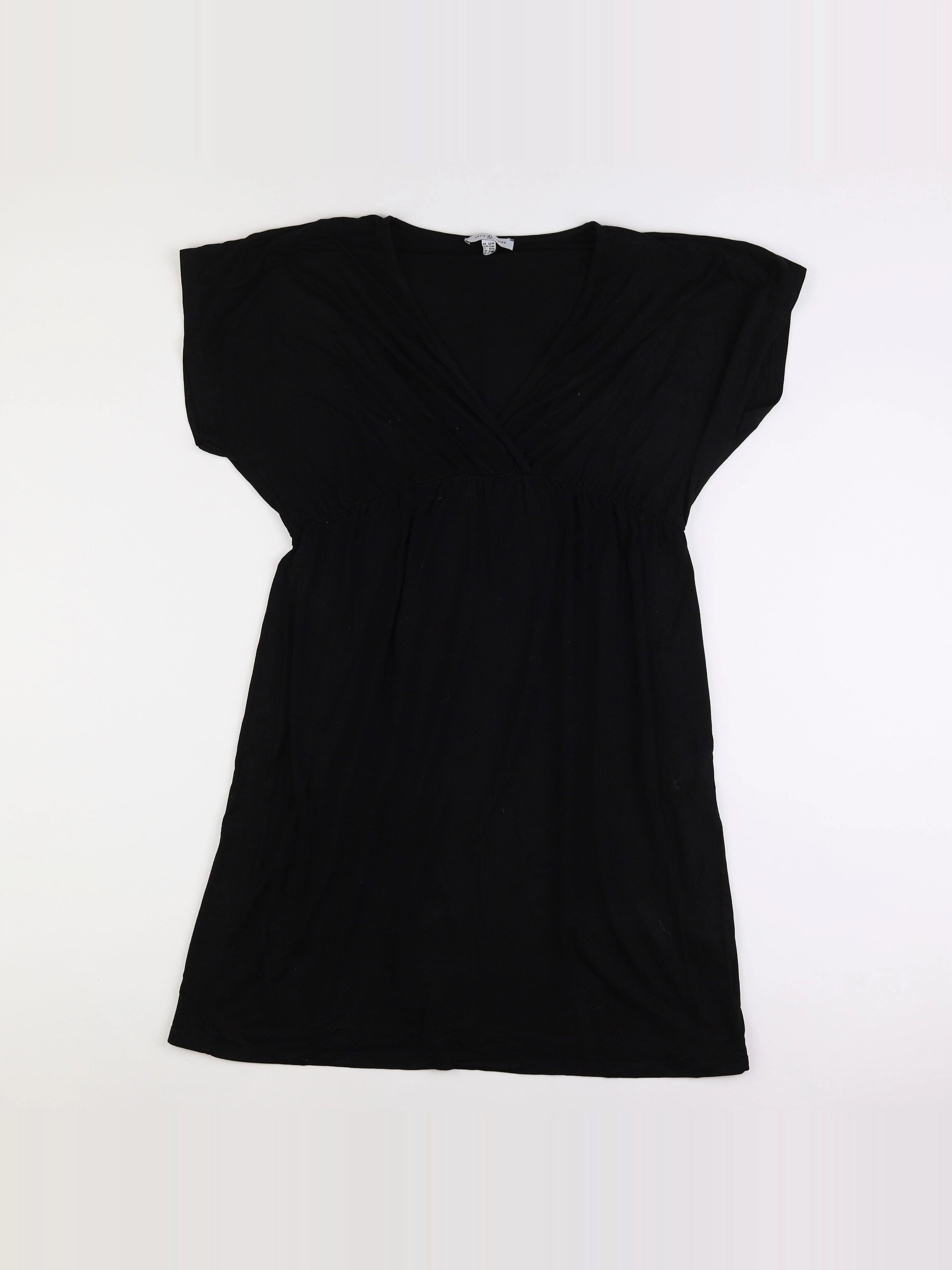 Envie de fraise - robe grossesse, allaitement noir - 44 à 46