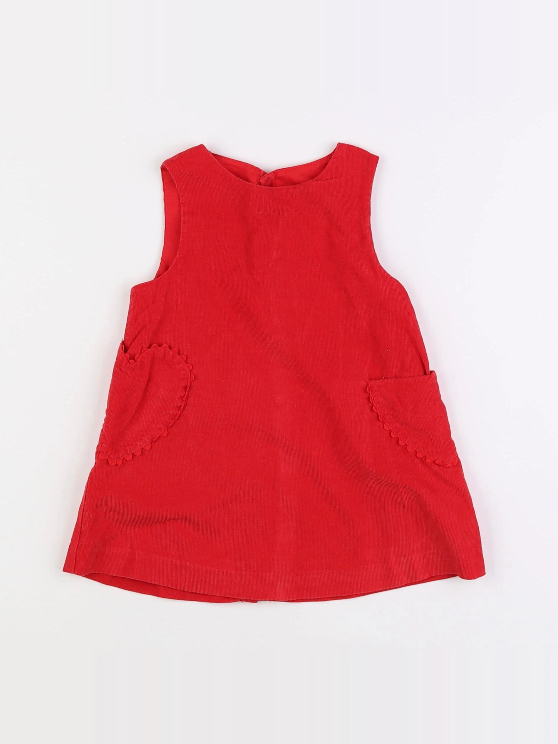 Jacadi - robe rouge - 18 mois