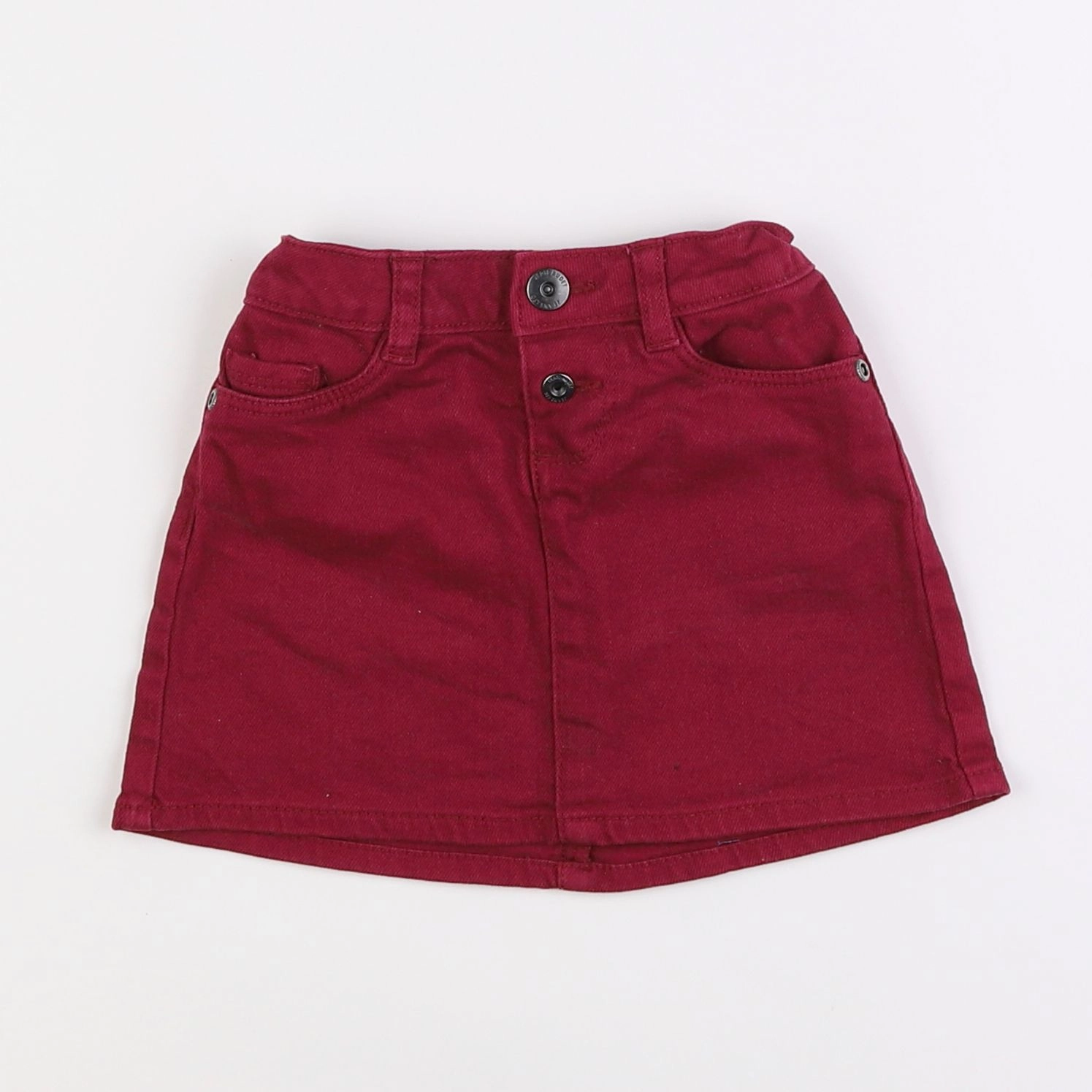 Vertbaudet - jupe rouge - 3 ans
