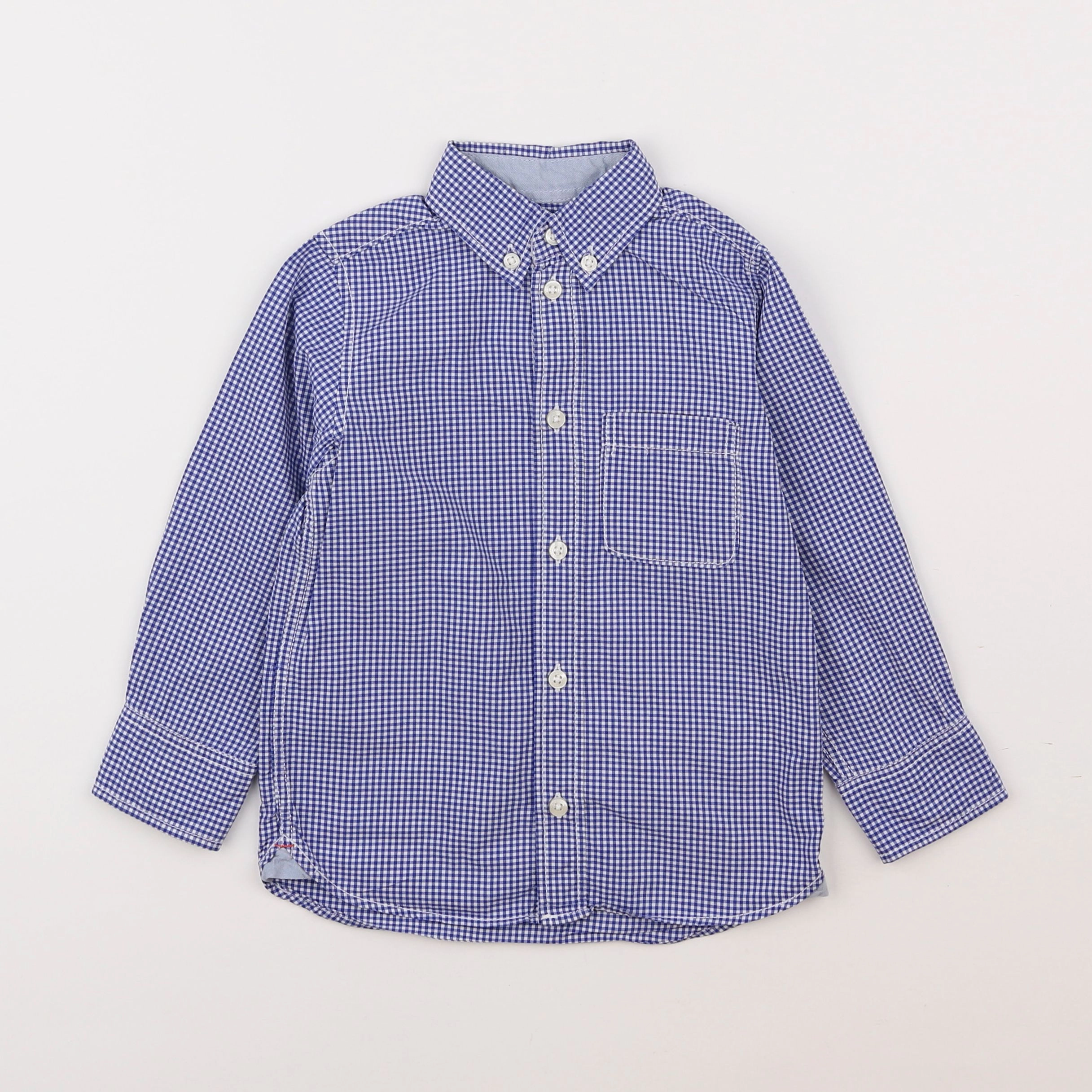 H&M - chemise bleu - 2/3 ans