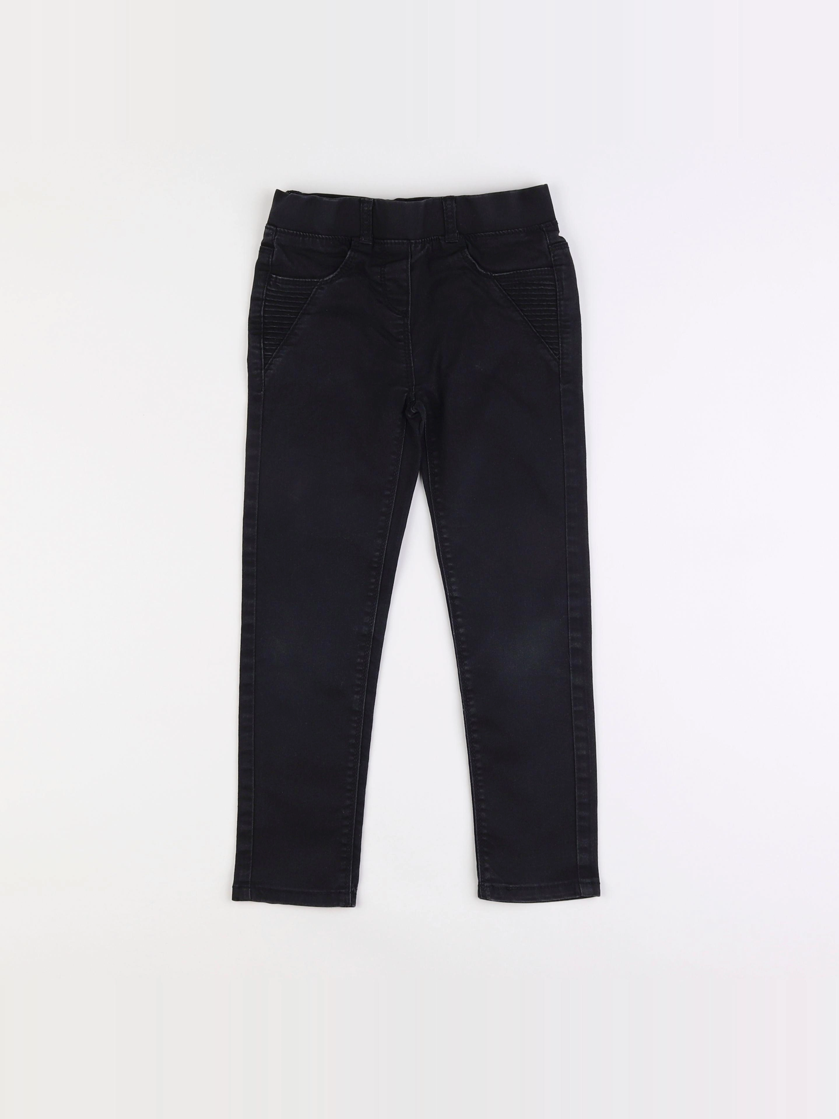 Vertbaudet - jegging noir - 7 ans