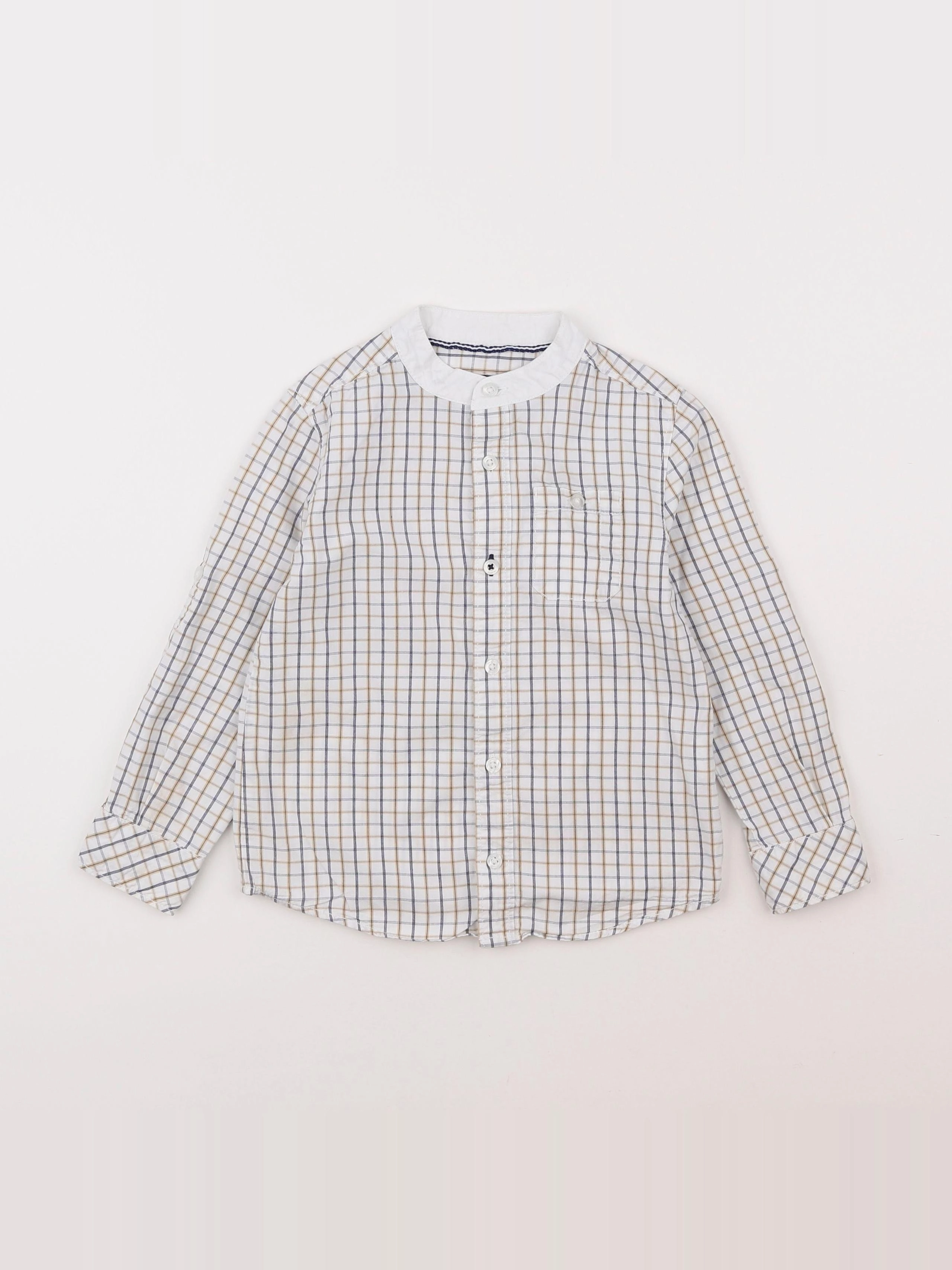 Okaidi - chemise blanc - 4 ans