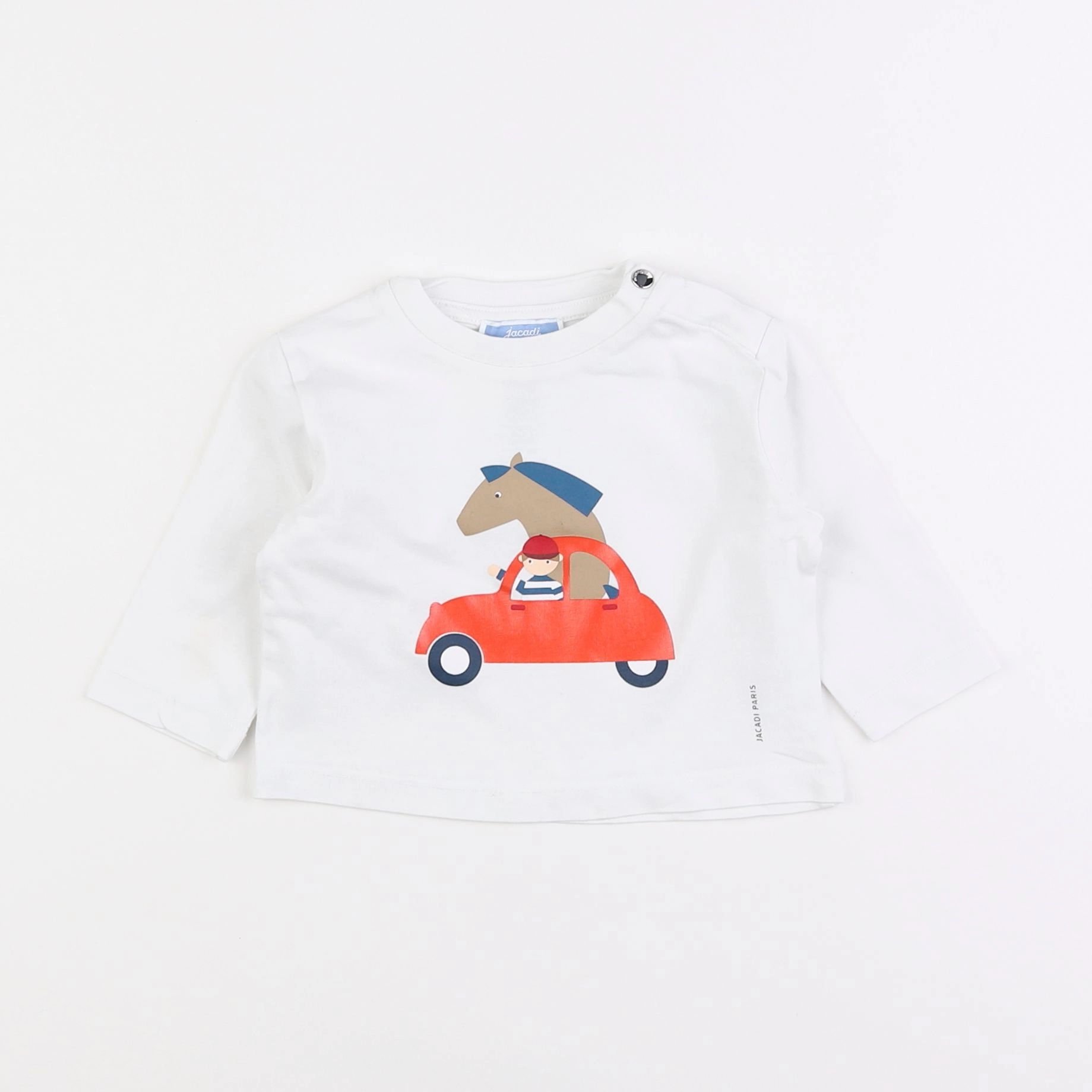 Jacadi - tee-shirt blanc - 6 mois