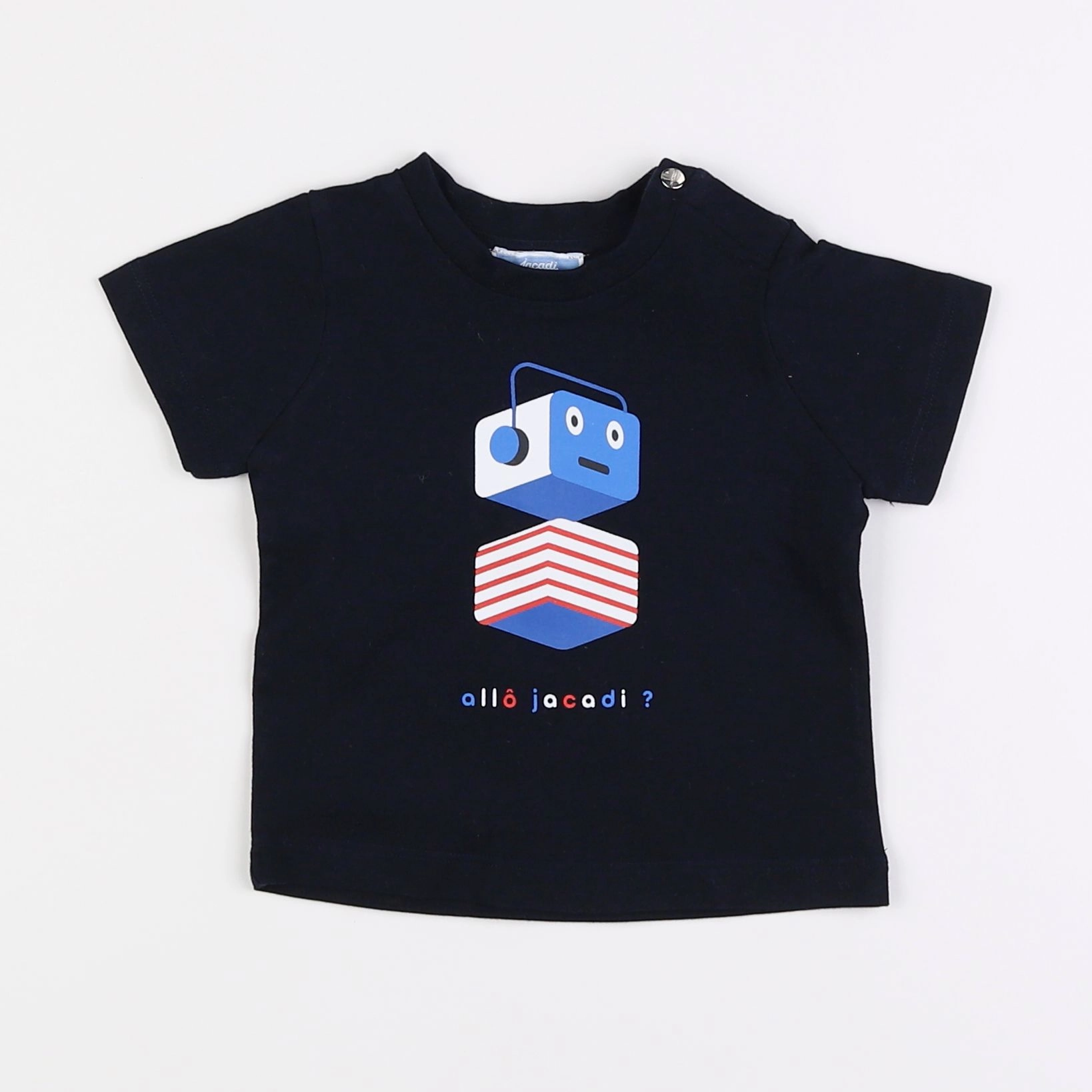 Jacadi - tee-shirt bleu - 6 mois