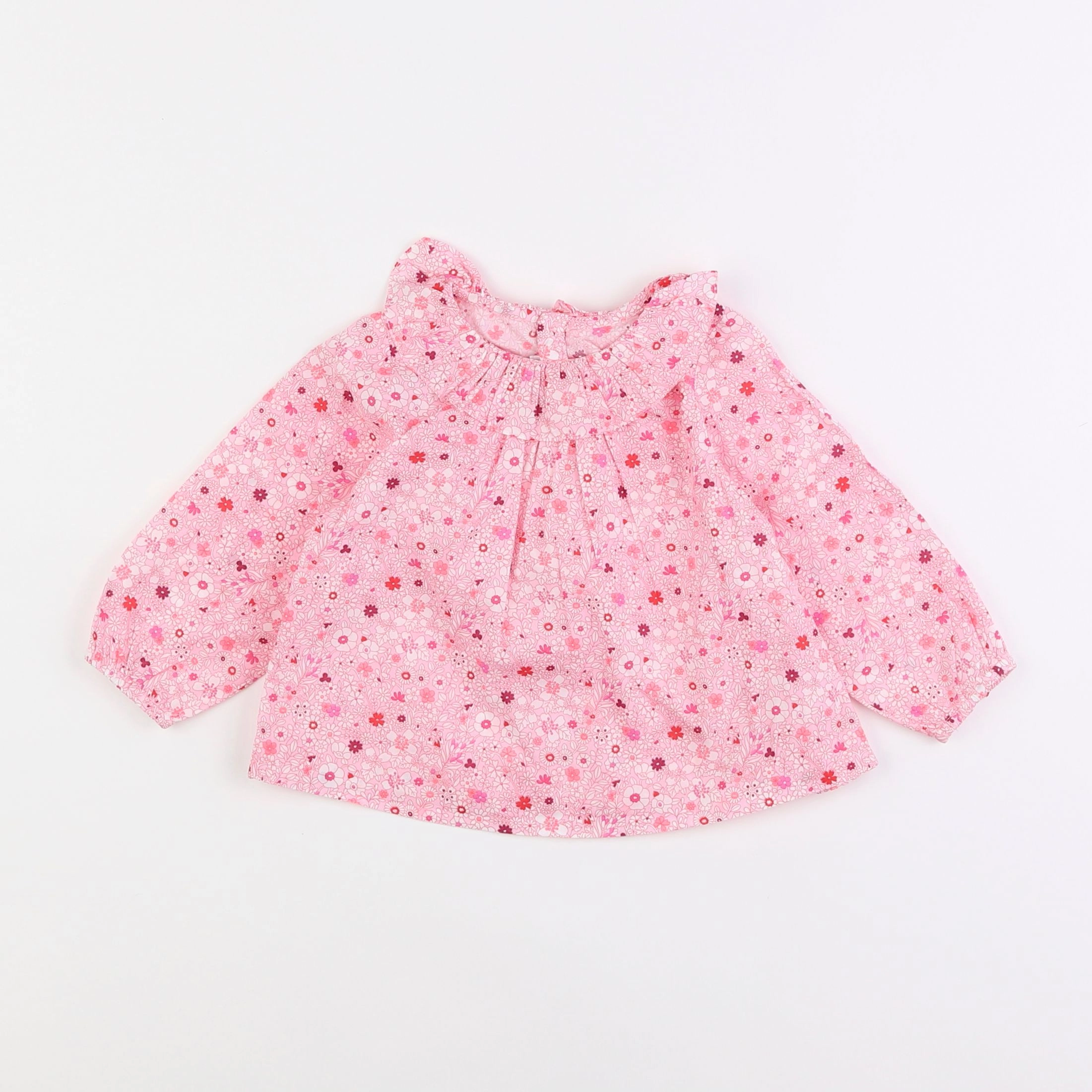 Jacadi - blouse liberty rose - 12 mois