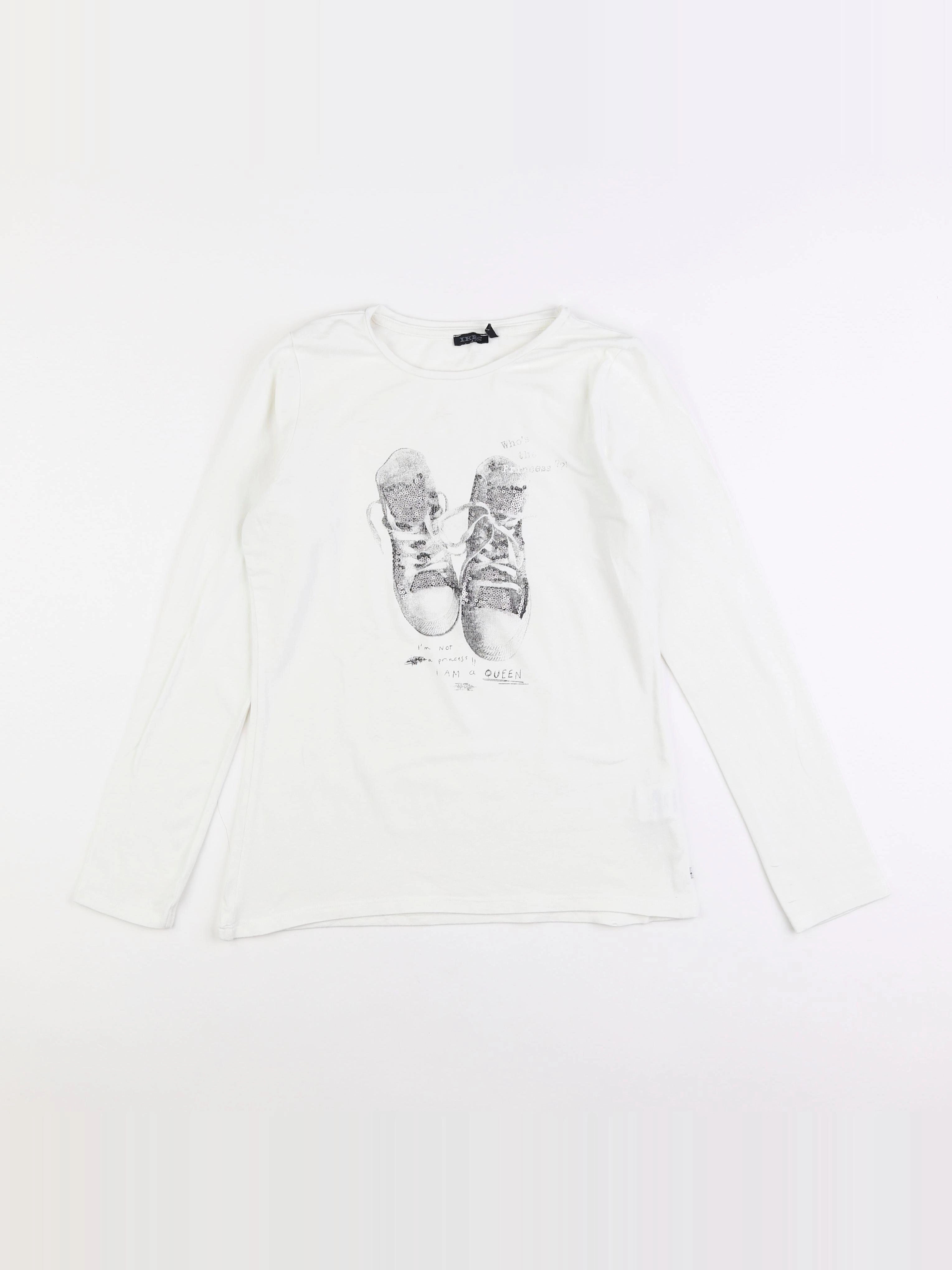 IKKS - tee-shirt blanc - 12 ans