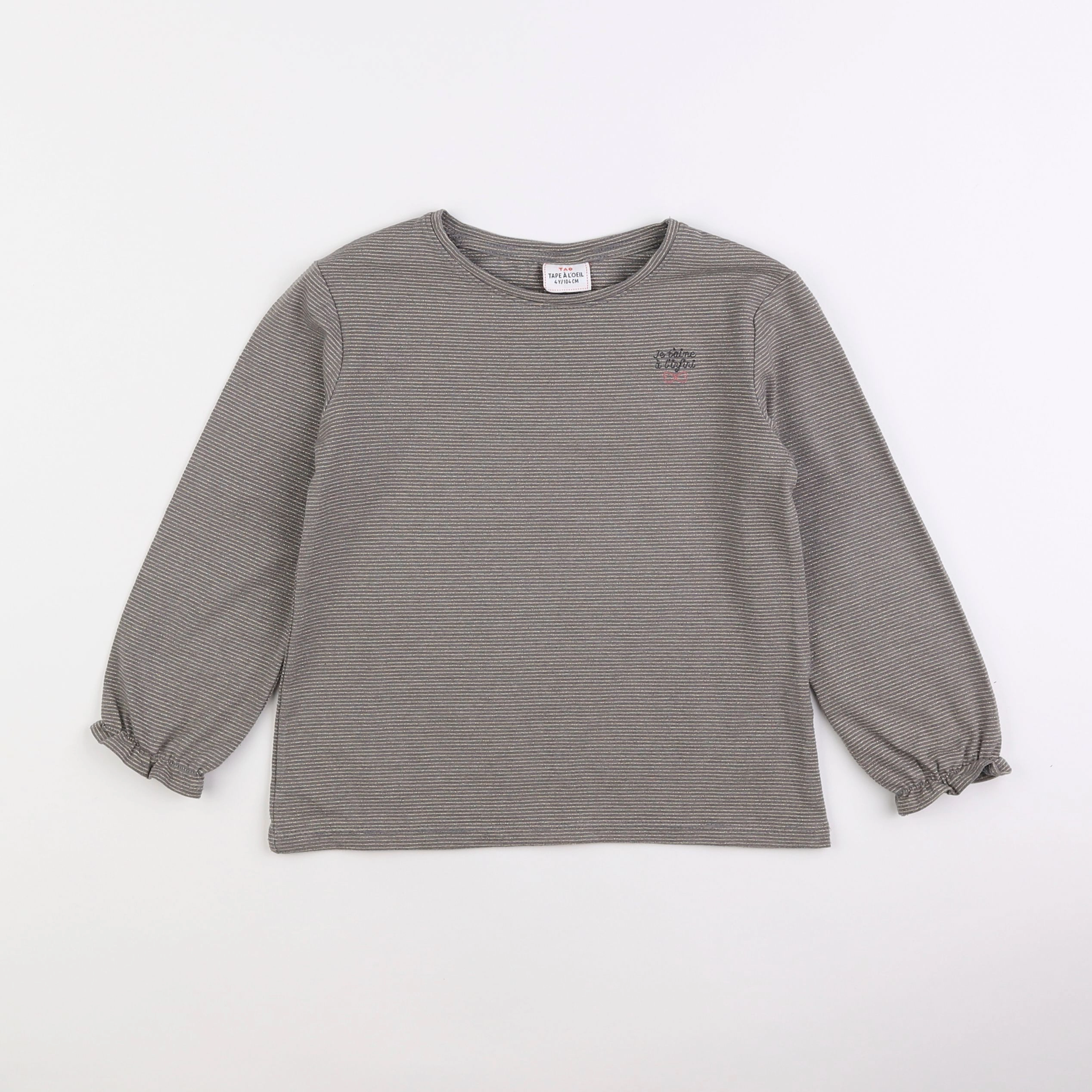 Tape à l'oeil - tee-shirt gris - 4 ans