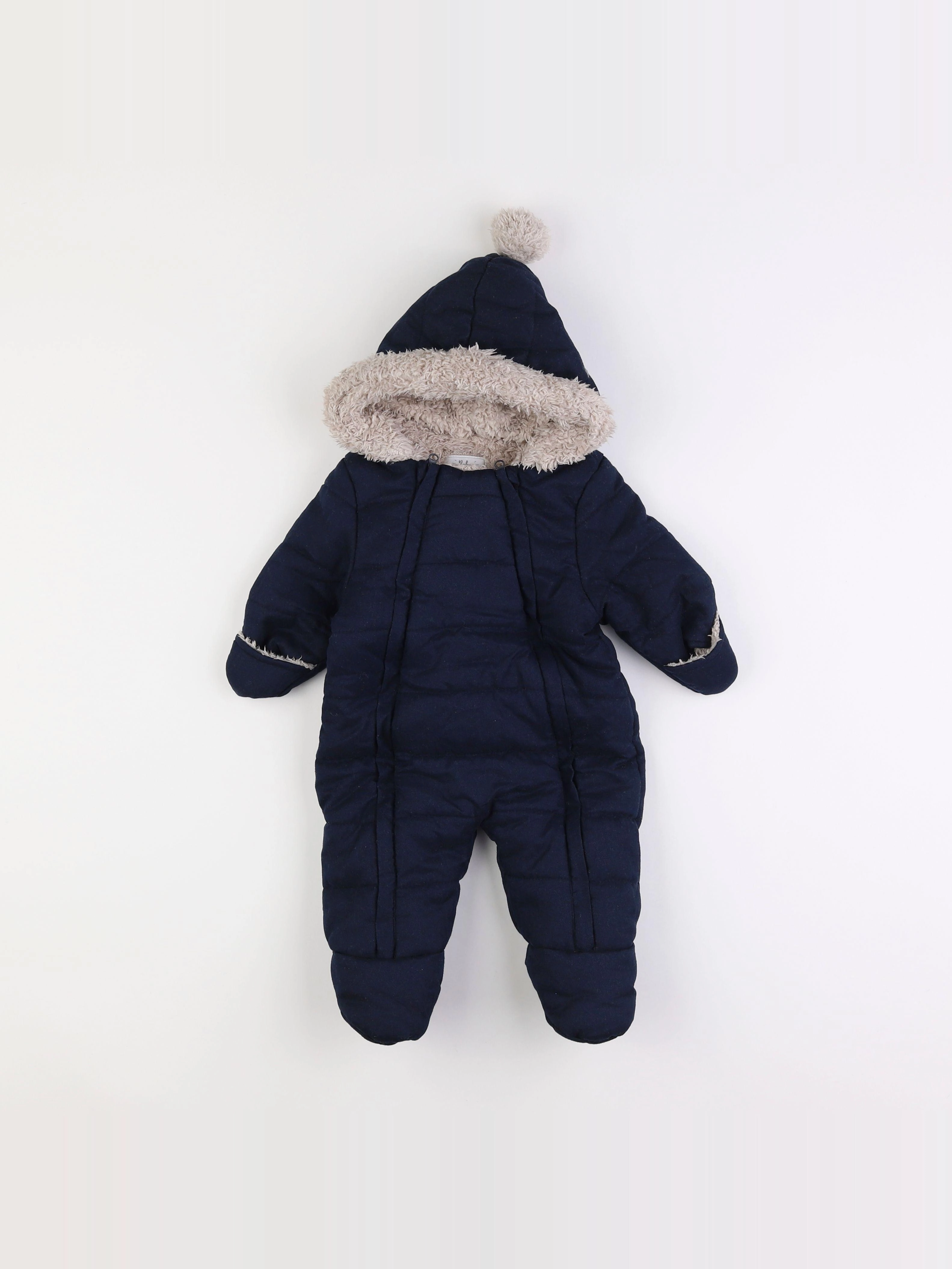 Vertbaudet - combi-pilote bleu - 3 mois