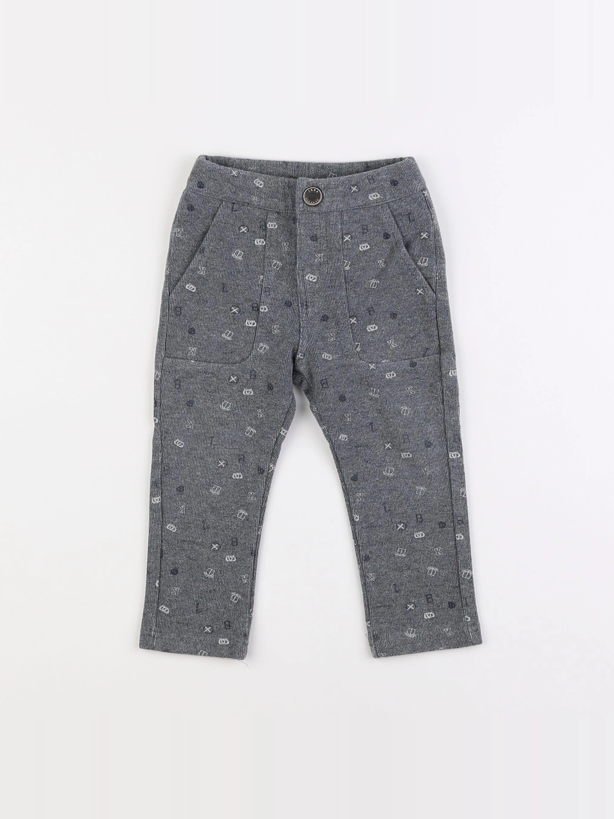 IKKS - pantalon gris - 18 mois